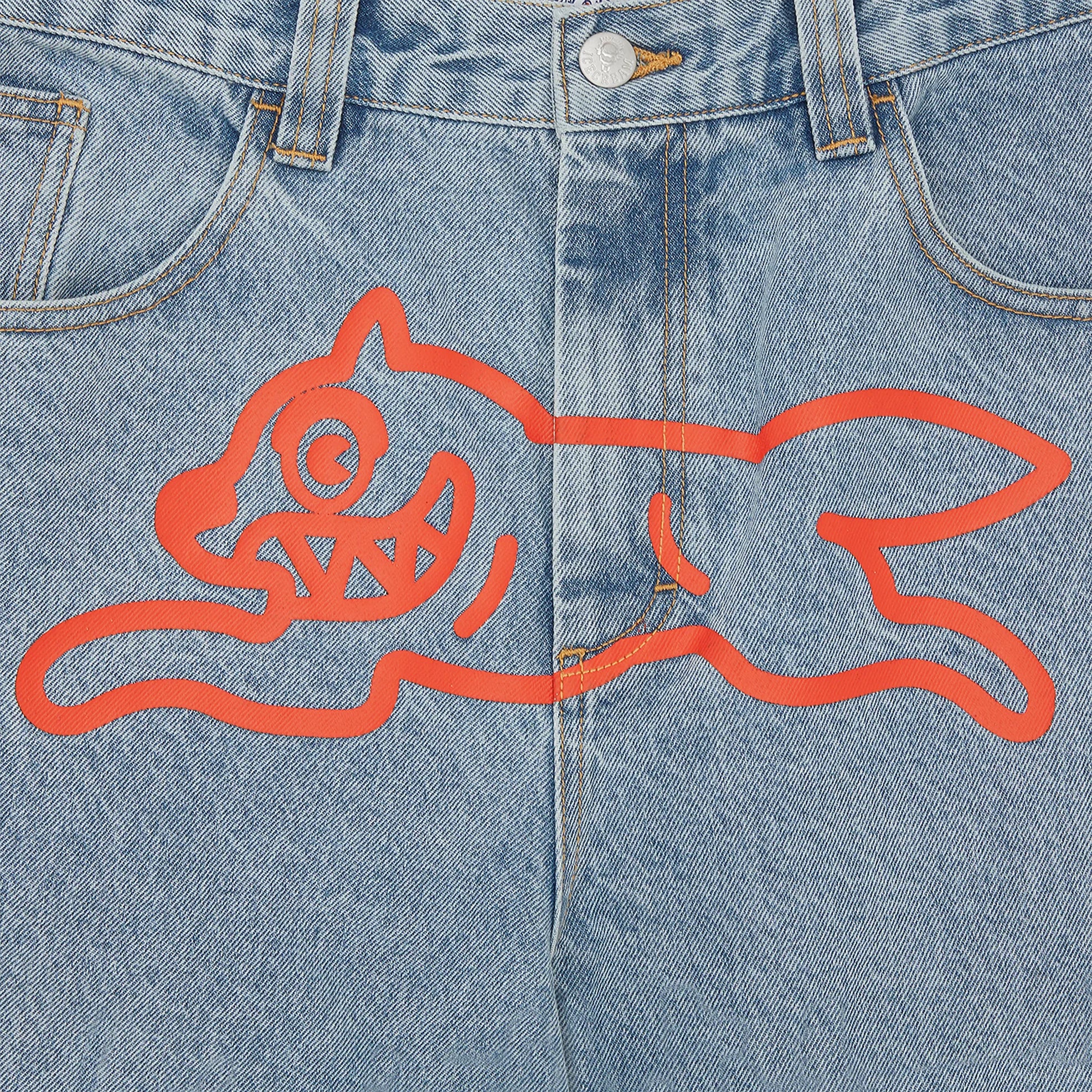 Jean Running Dog Double Scoop Heavy Wash Blue Orange Billionaire Boys Club Ice Cream – Boutique Laced Run La Réunion
