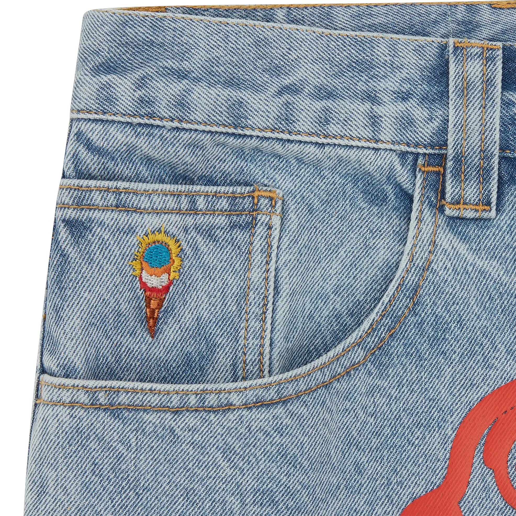 Jean Running Dog Double Scoop Heavy Wash Blue Orange Billionaire Boys Club Ice Cream – Boutique Laced Run La Réunion
