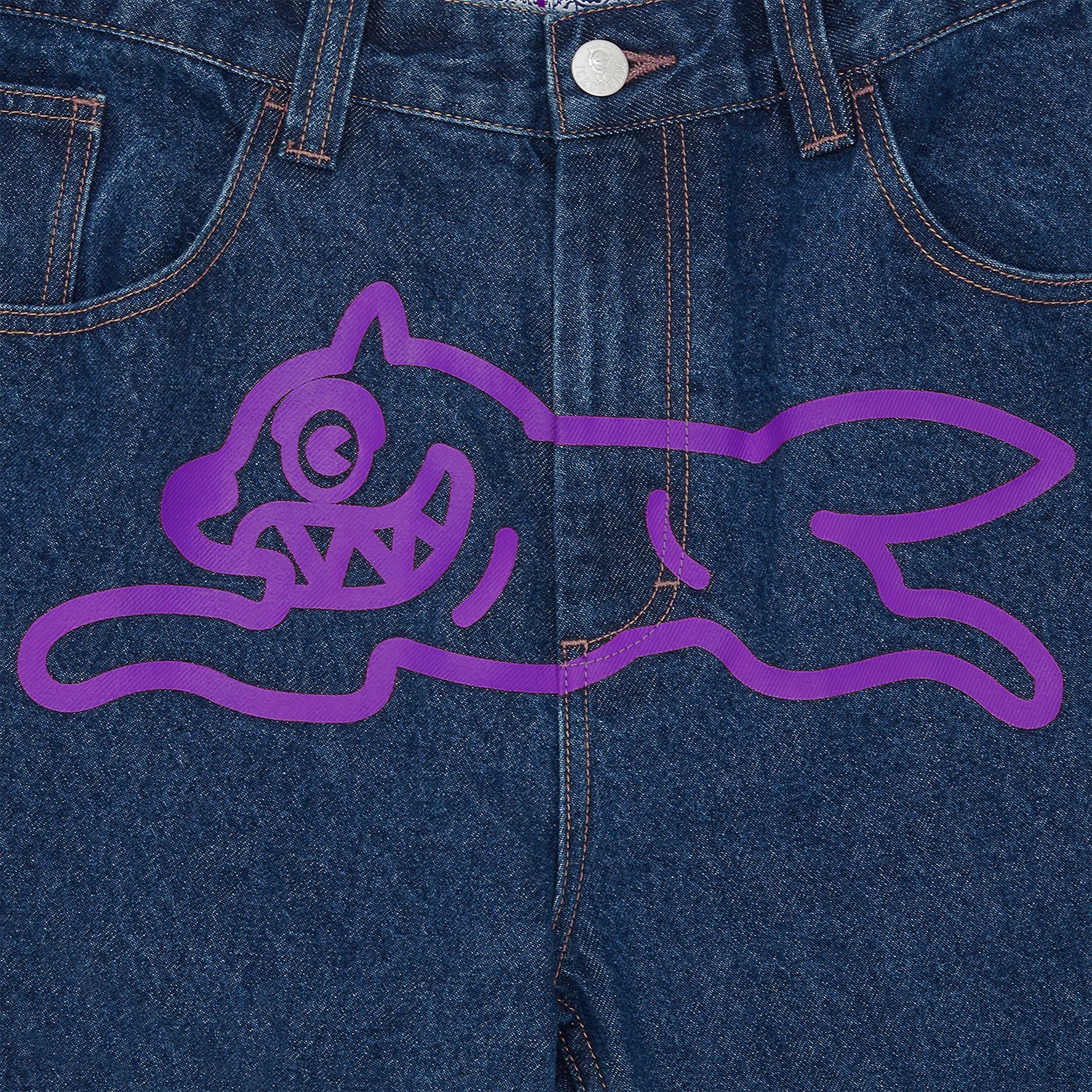 Jean Running Dog Double Scoop Mid Wash Blue Mauve Billionaire Boys Club Ice Cream – Boutique Laced Run La Réunion