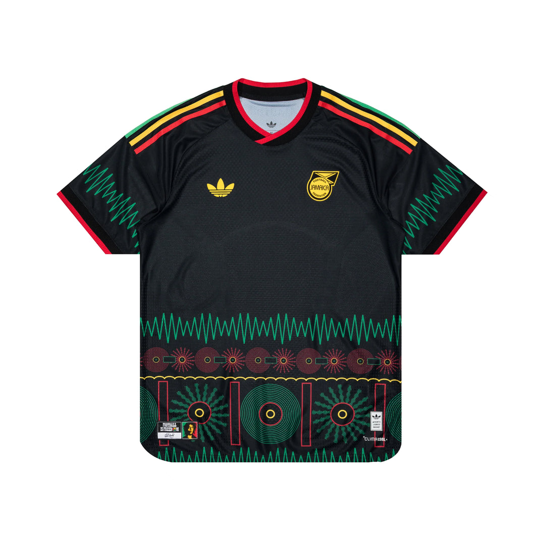 MAILLOT EXTÉRIEUR JAMAÏQUE 26 X BOB MARLEY NOIR