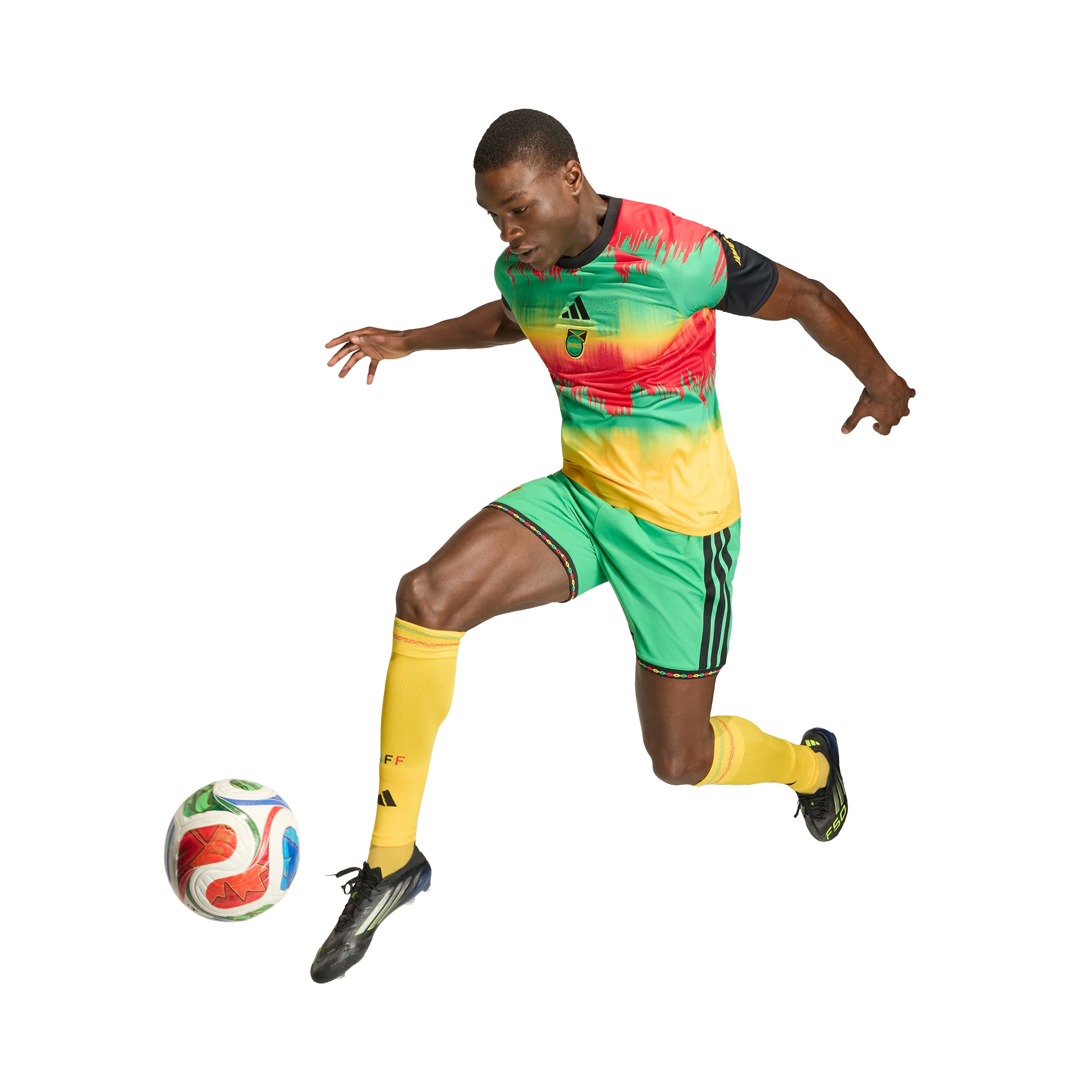 Maillot pré-match domicile Jamaïque 26 x Bob Marley Adidas Originals – Boutique Laced Run La Réunion