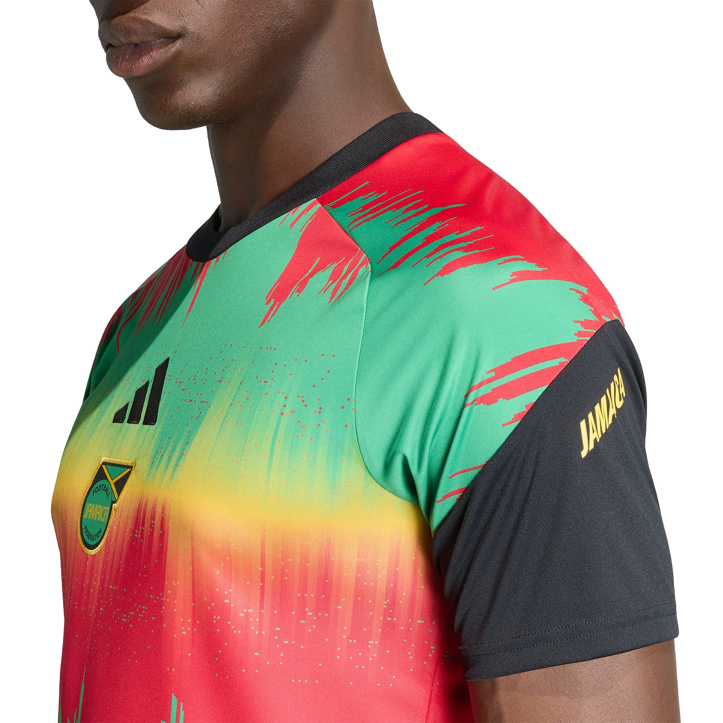 Maillot pré-match domicile Jamaïque 26 x Bob Marley Adidas Originals – Boutique Laced Run La Réunion