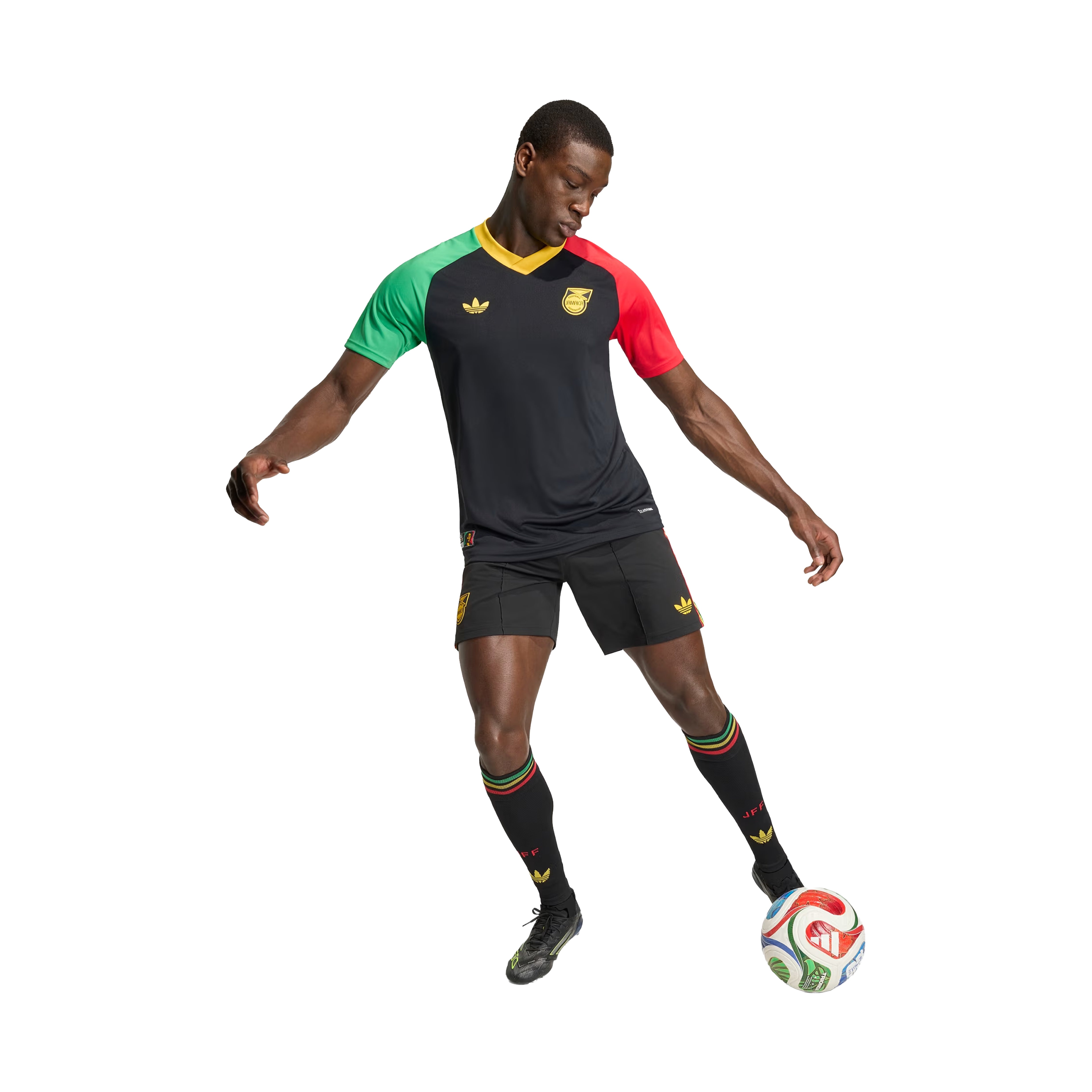 Maillot pré-match extérieur Jamaïque 26 x Bob Marley Noir Adidas Originals – Boutique Laced Run La Réunion