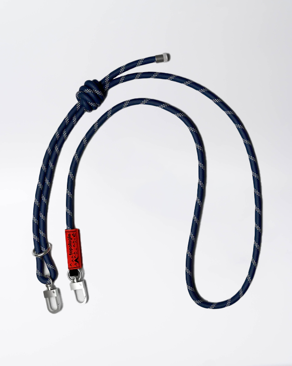 WARES STRAPS 8MM ROPE STRAP NAVY REFLECTIVE