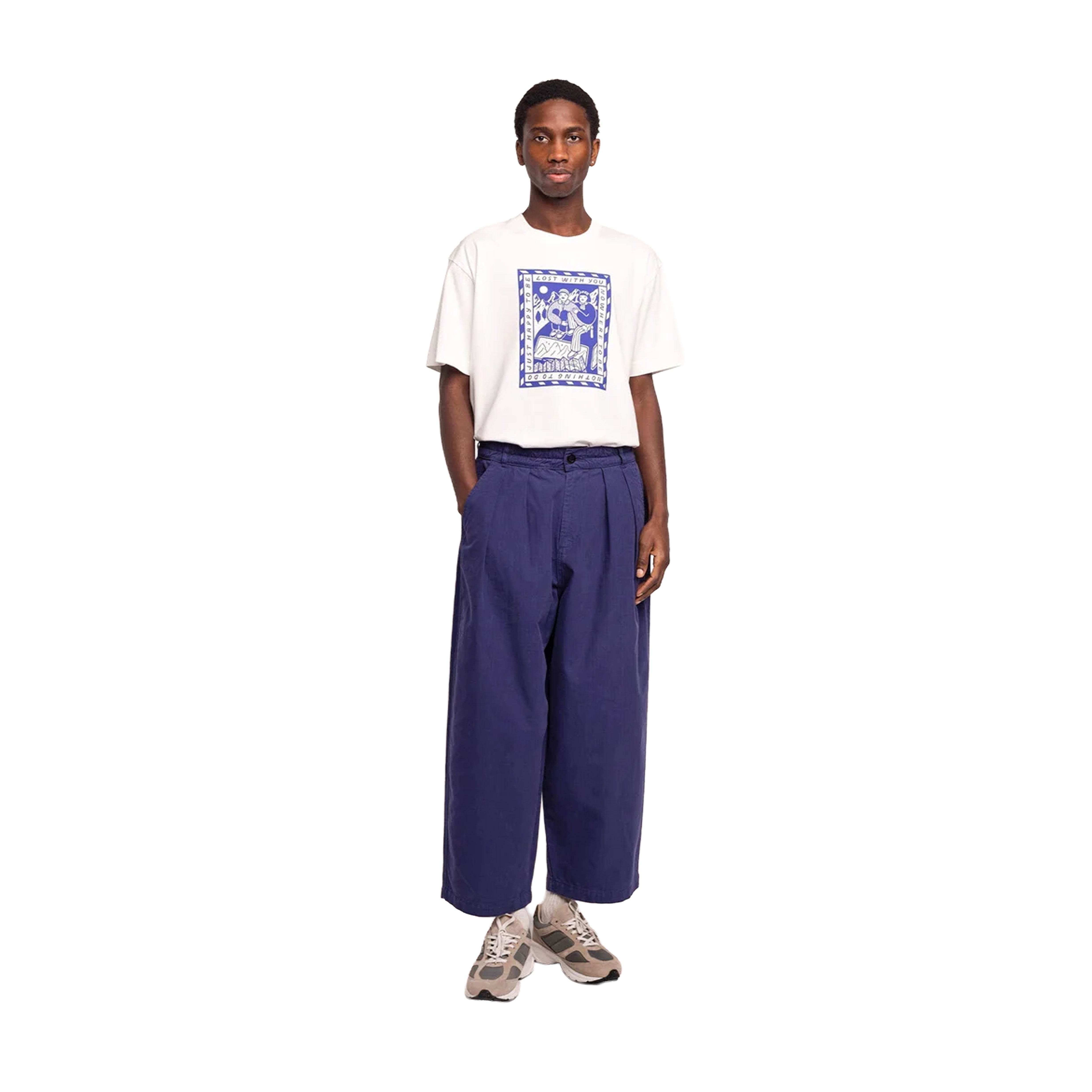 PANTALON CARGEOT BLEU OUTREMER
