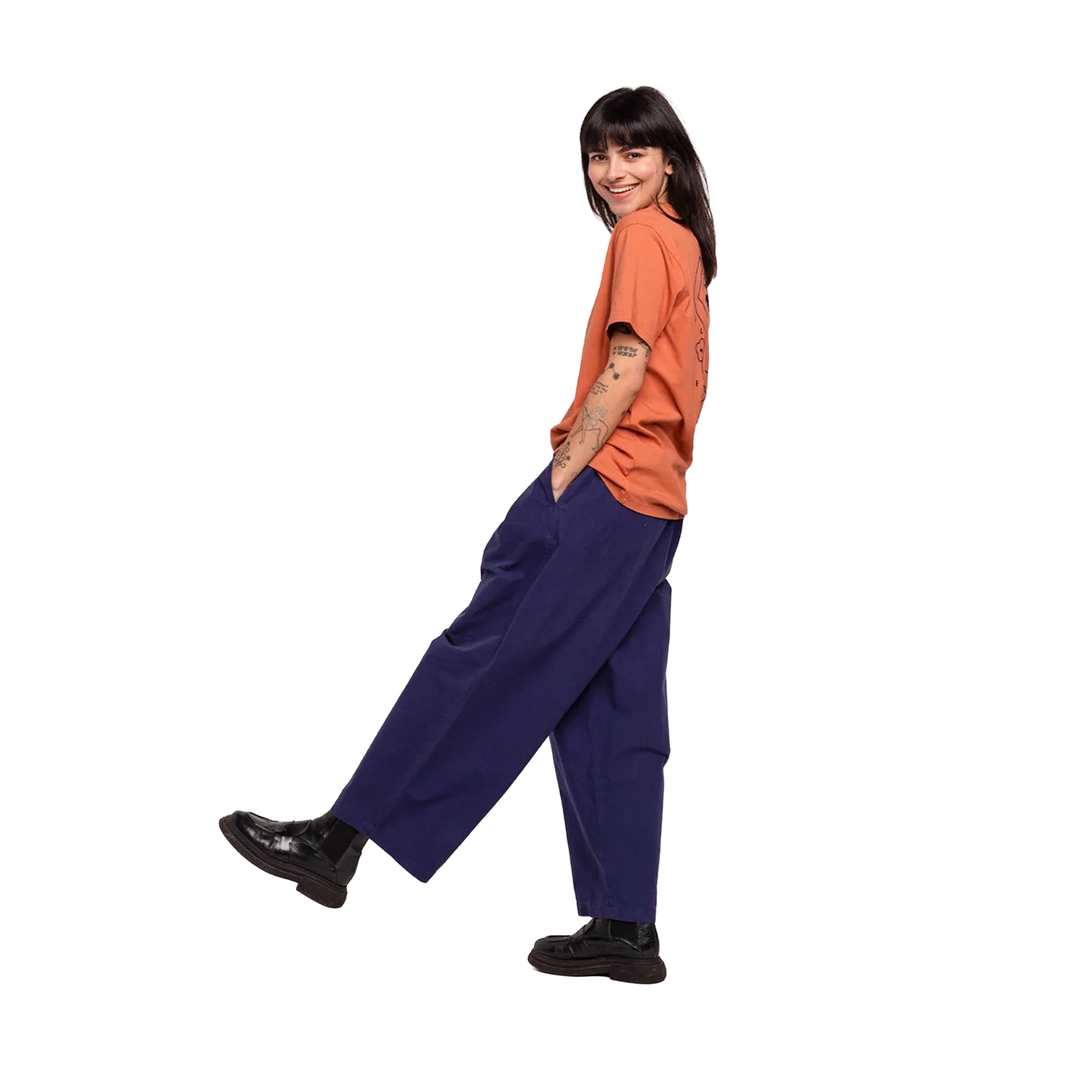 PANTALON CARGEOT BLEU OUTREMER