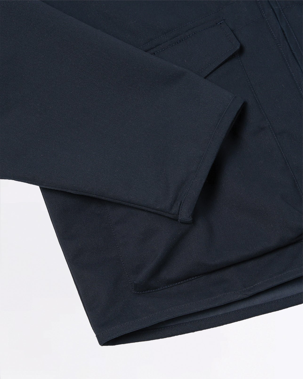 PARACHUTE LINER JACKET NAVY BRUSHED POLYTECH