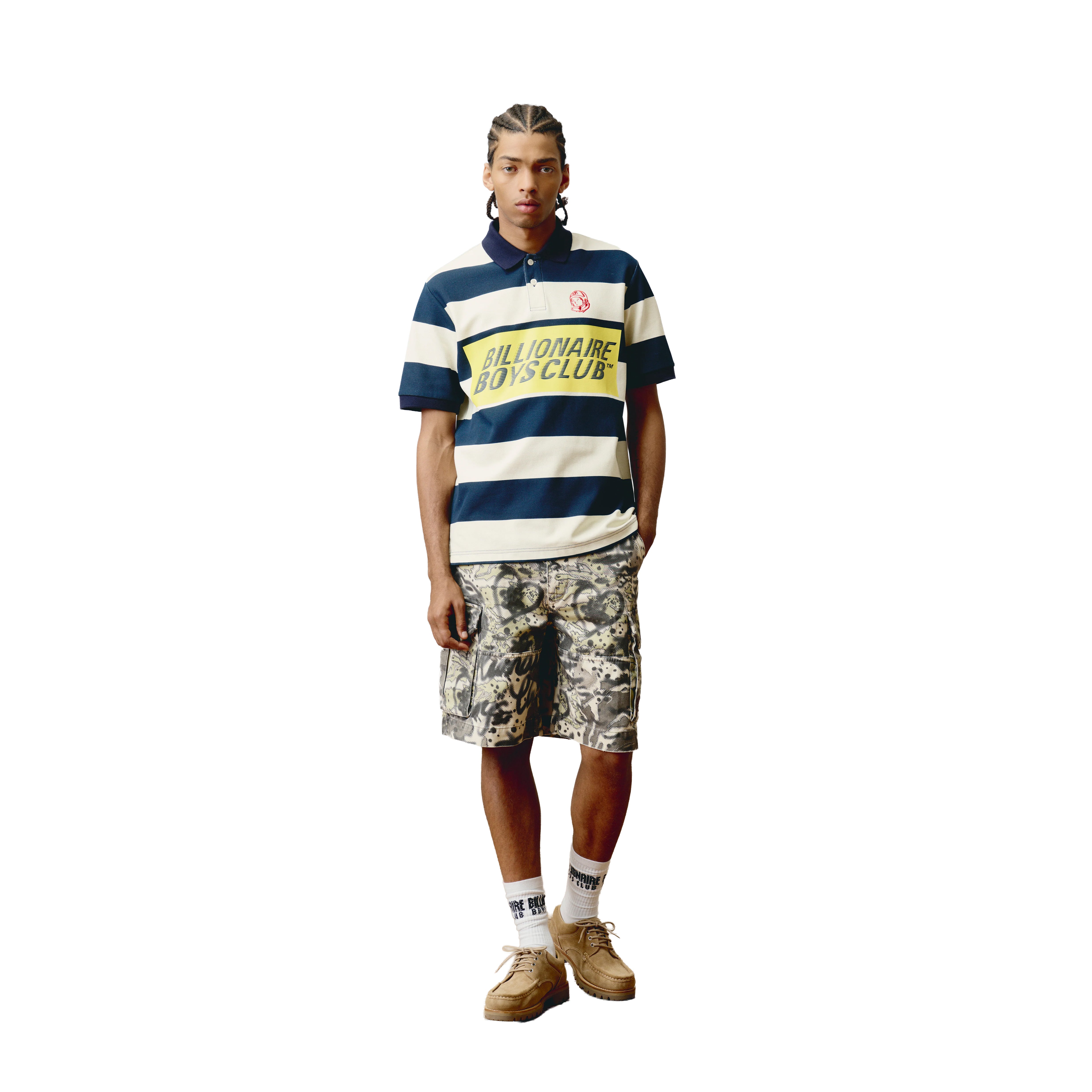 POLO REGATTA STRIPE NAVY-ECRU