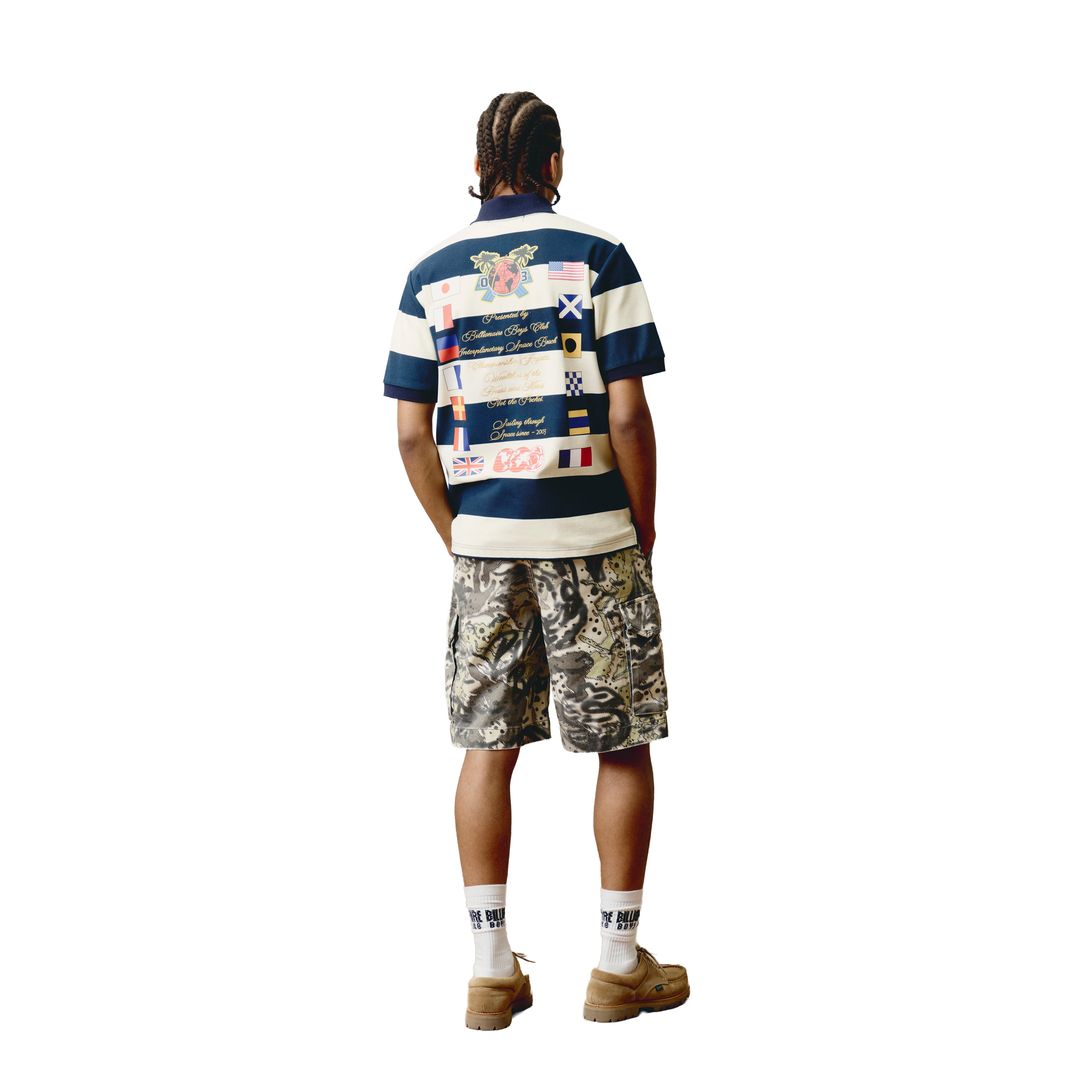 POLO REGATTA STRIPE NAVY-ECRU
