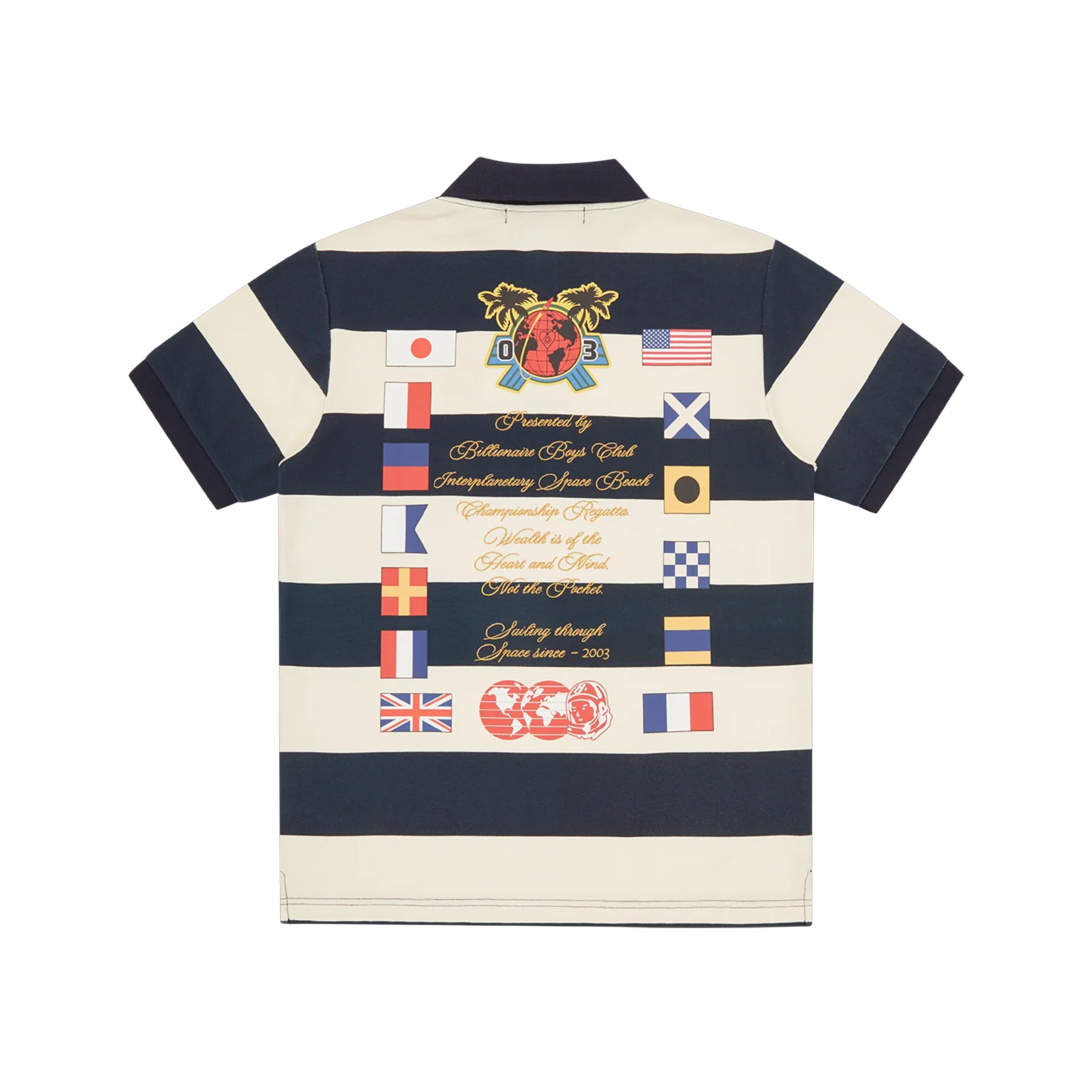 POLO REGATTA STRIPE NAVY-ECRU