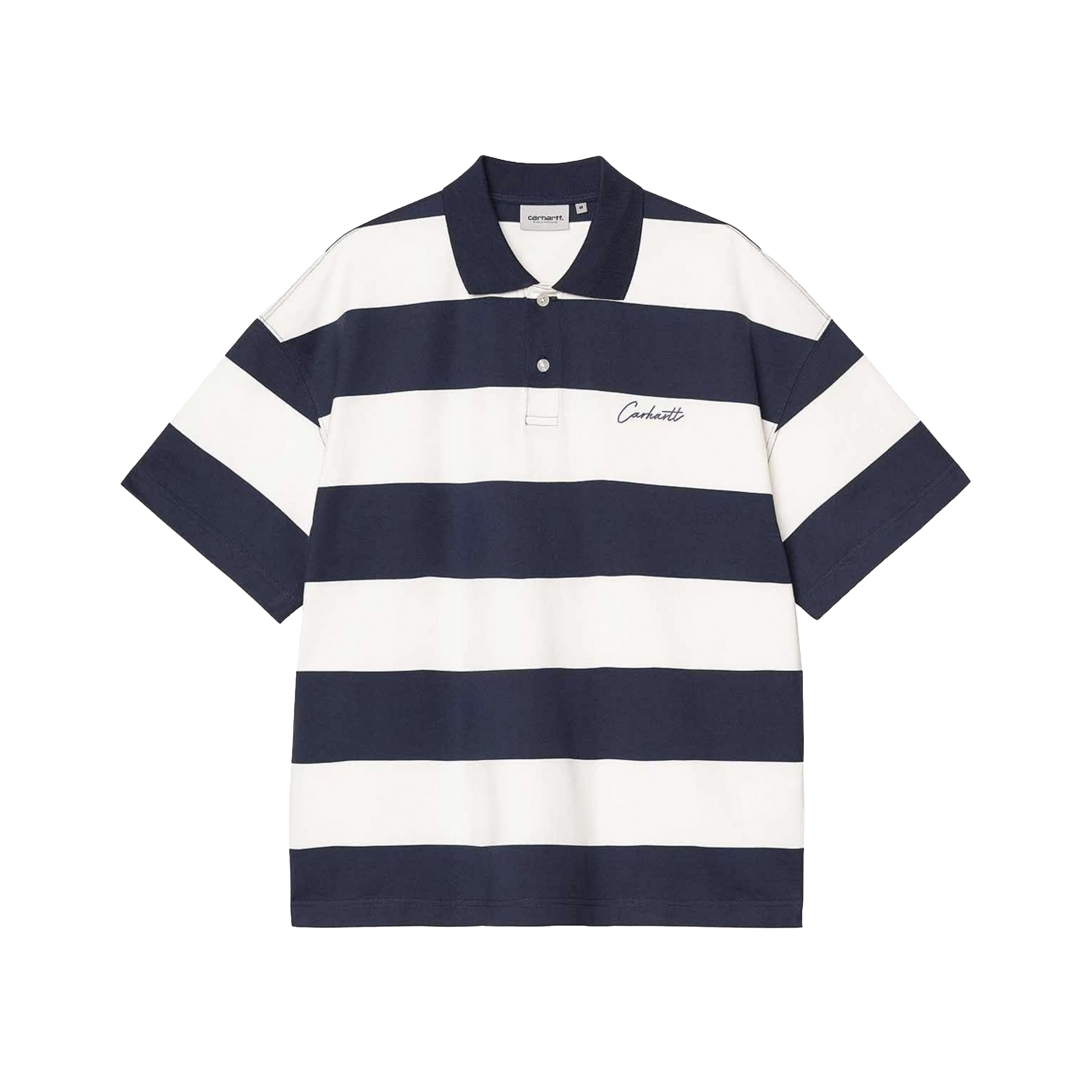 POLO S/S DELRAY STRIPE/BLUE