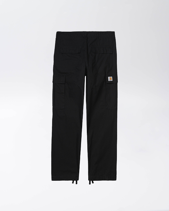 REGULAR CARGO PANT BLACK RINSED