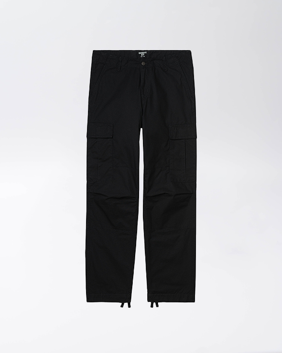 REGULAR CARGO PANT BLACK RINSED