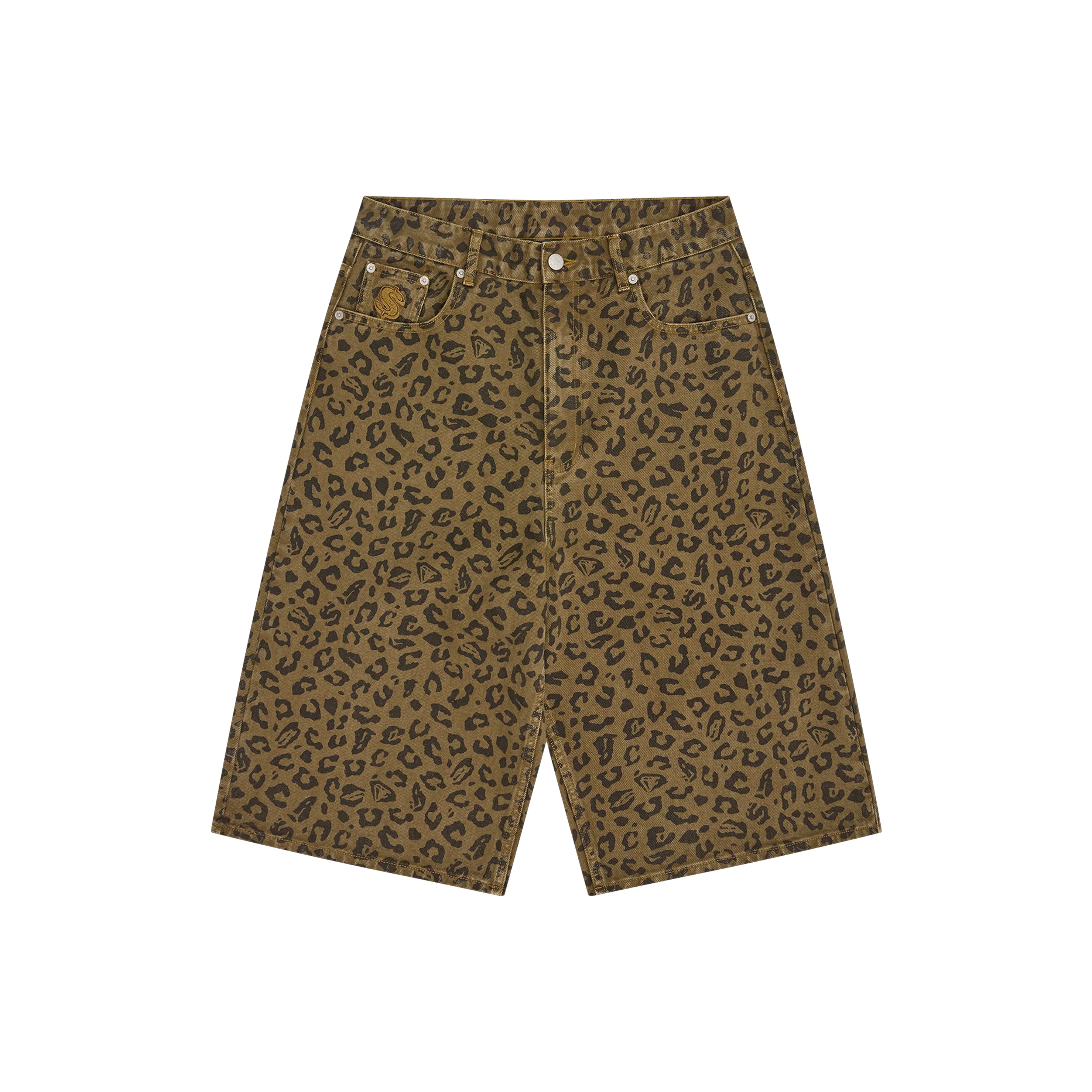 LEOPARD PRINT DENIM SHORT MULTI – BBC