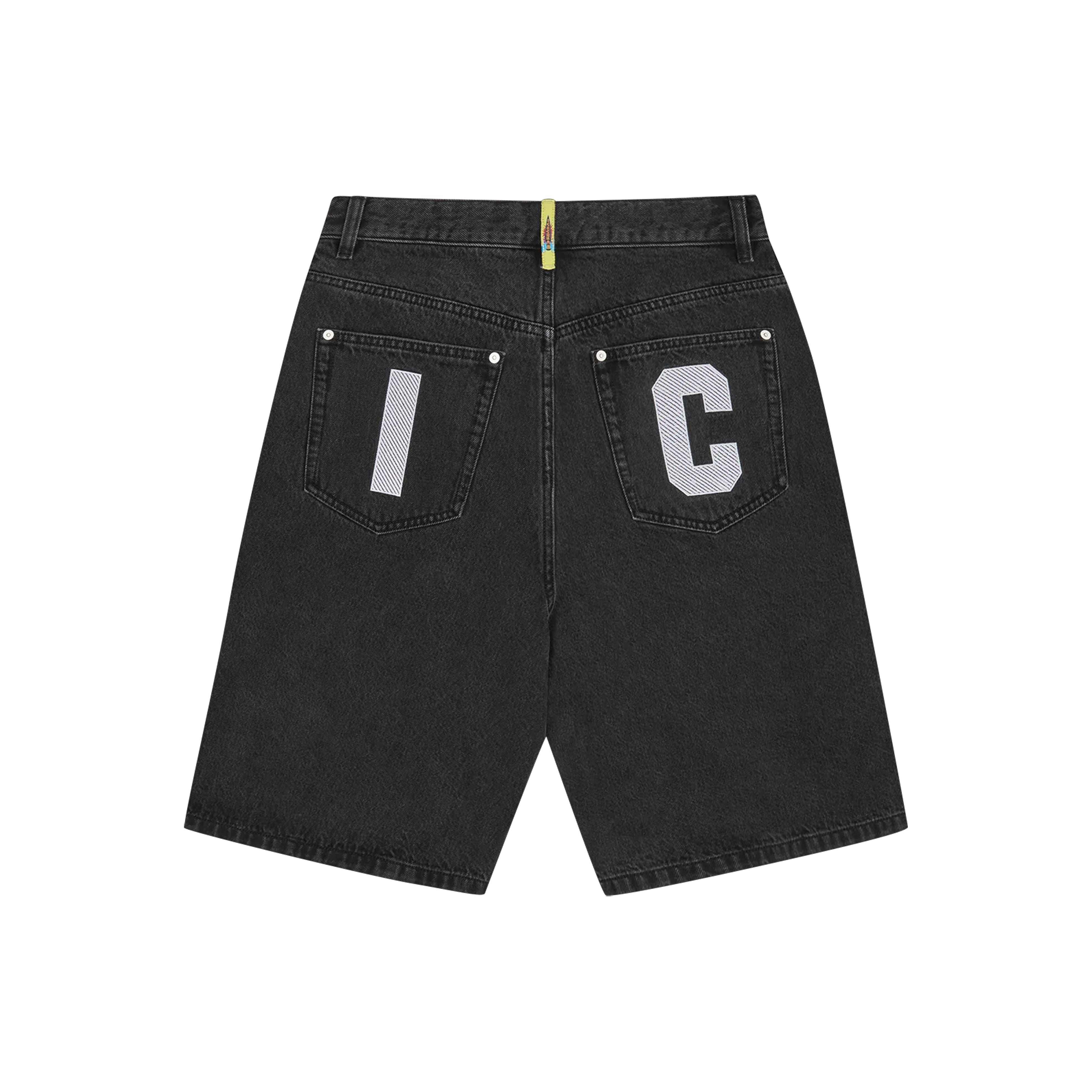 RUNNING DOG TRIPLE SCOOP DENIM SHORT BLACK – ICECREAM