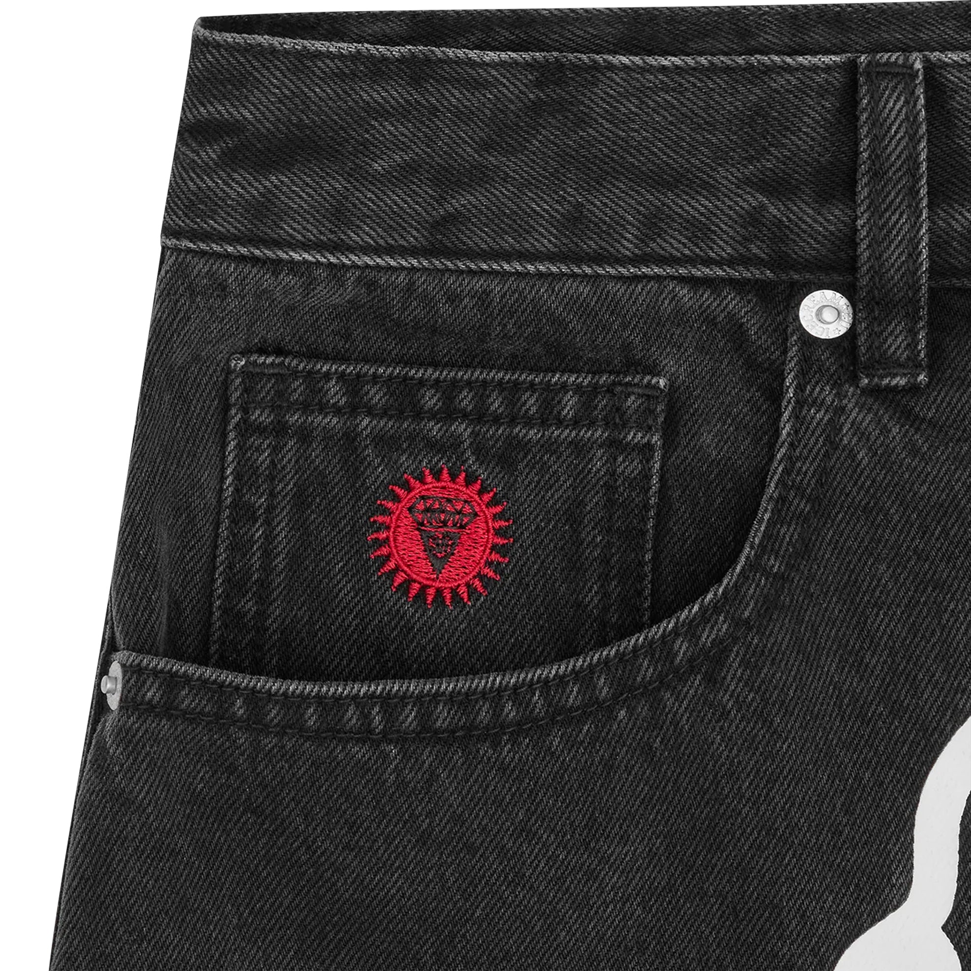 RUNNING DOG TRIPLE SCOOP DENIM SHORT BLACK – ICECREAM