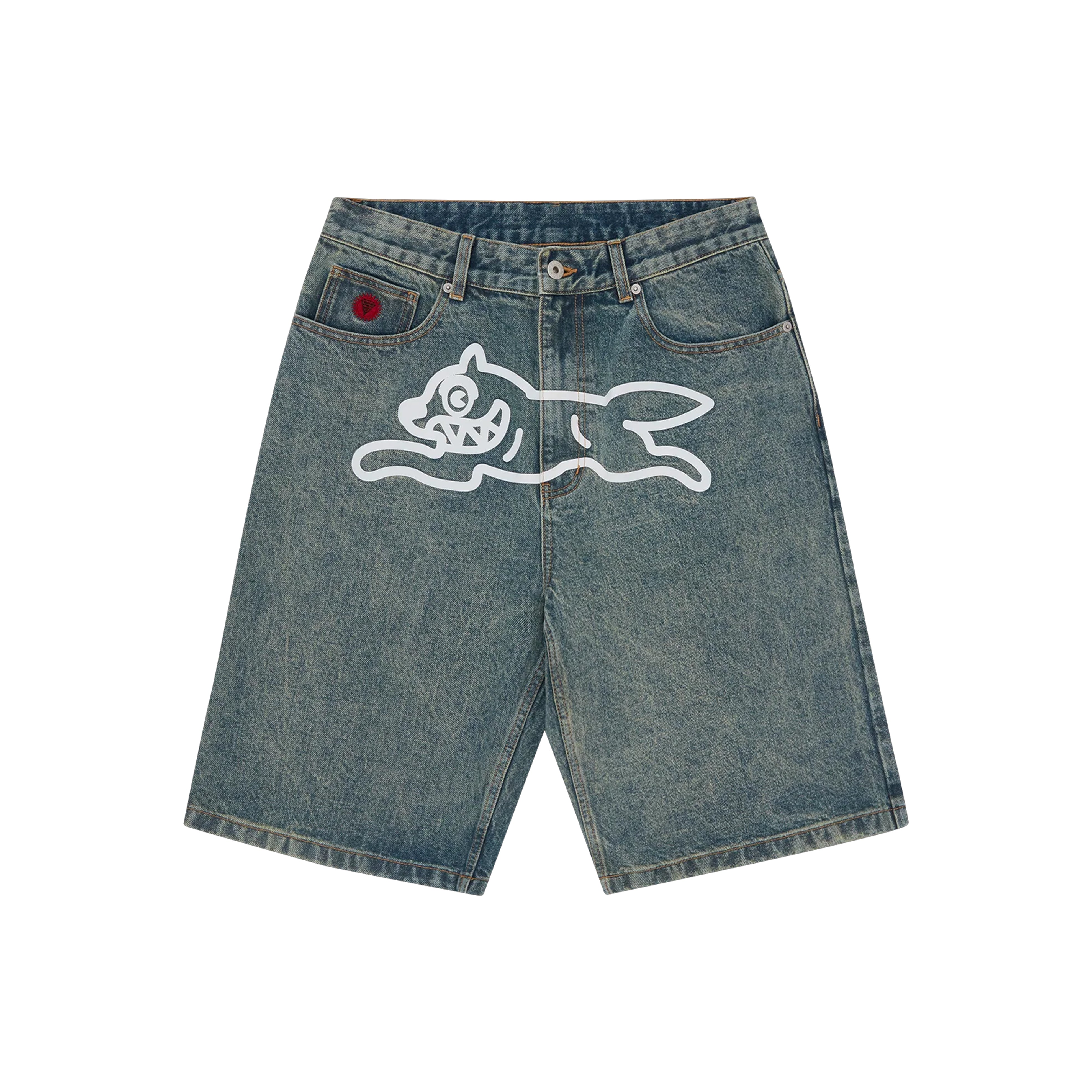 Short en jean Running Dog Vintage Wash Billionaire Boys Club Ice Cream – Boutique Laced Run La Réunion
