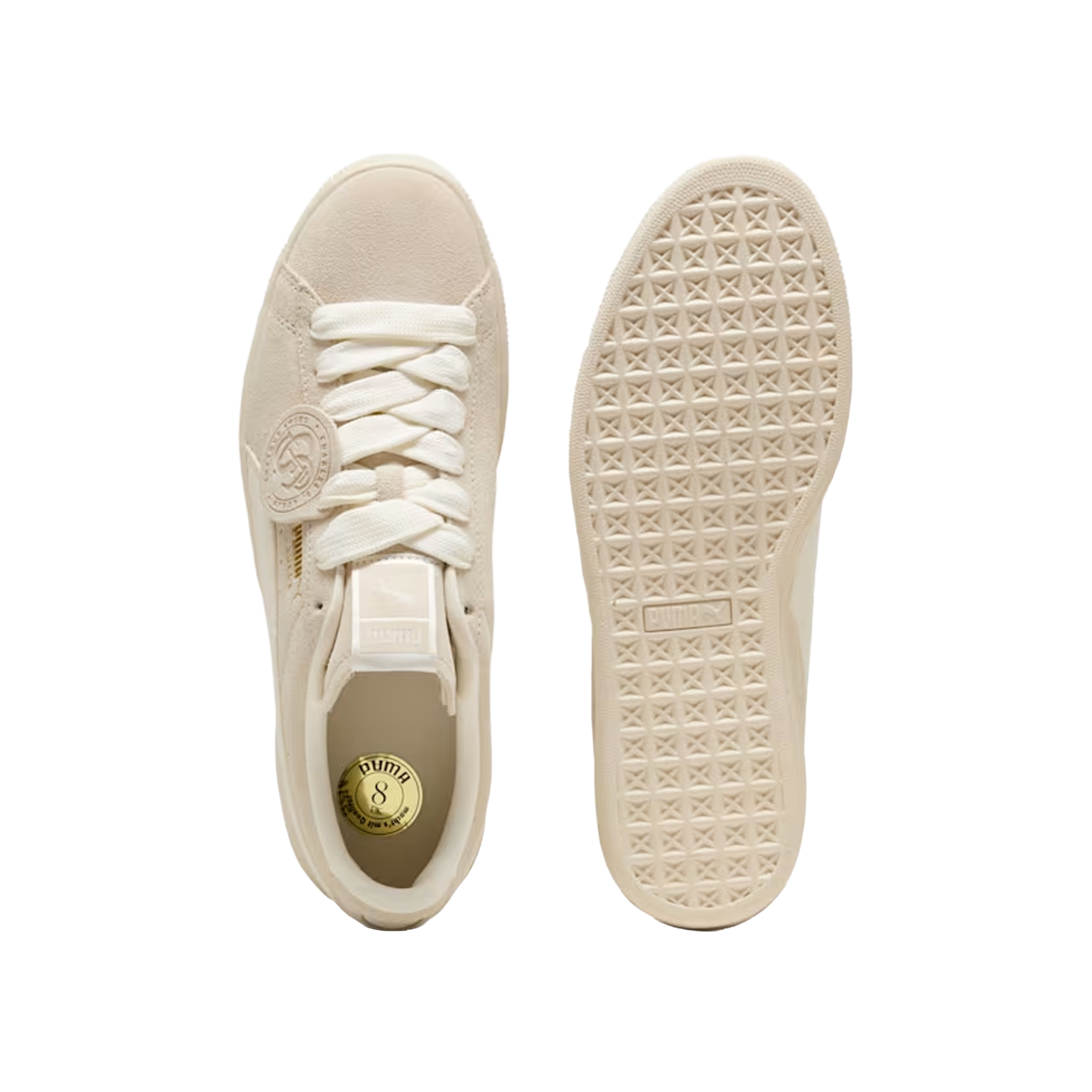 SUEDE CHARLES F ASH GRAY / FROSTED IVORY