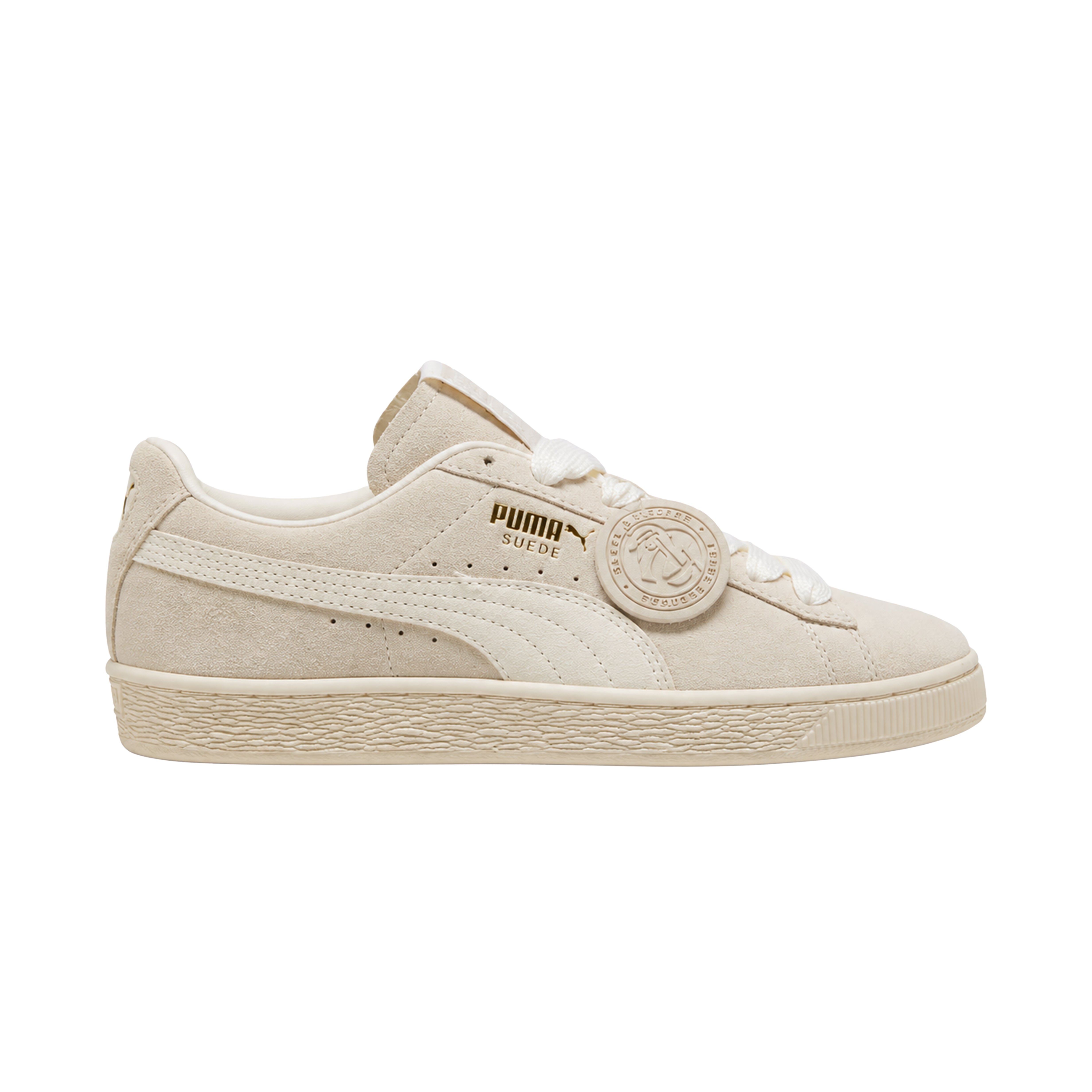 SUEDE CHARLES F ASH GRAY / FROSTED IVORY