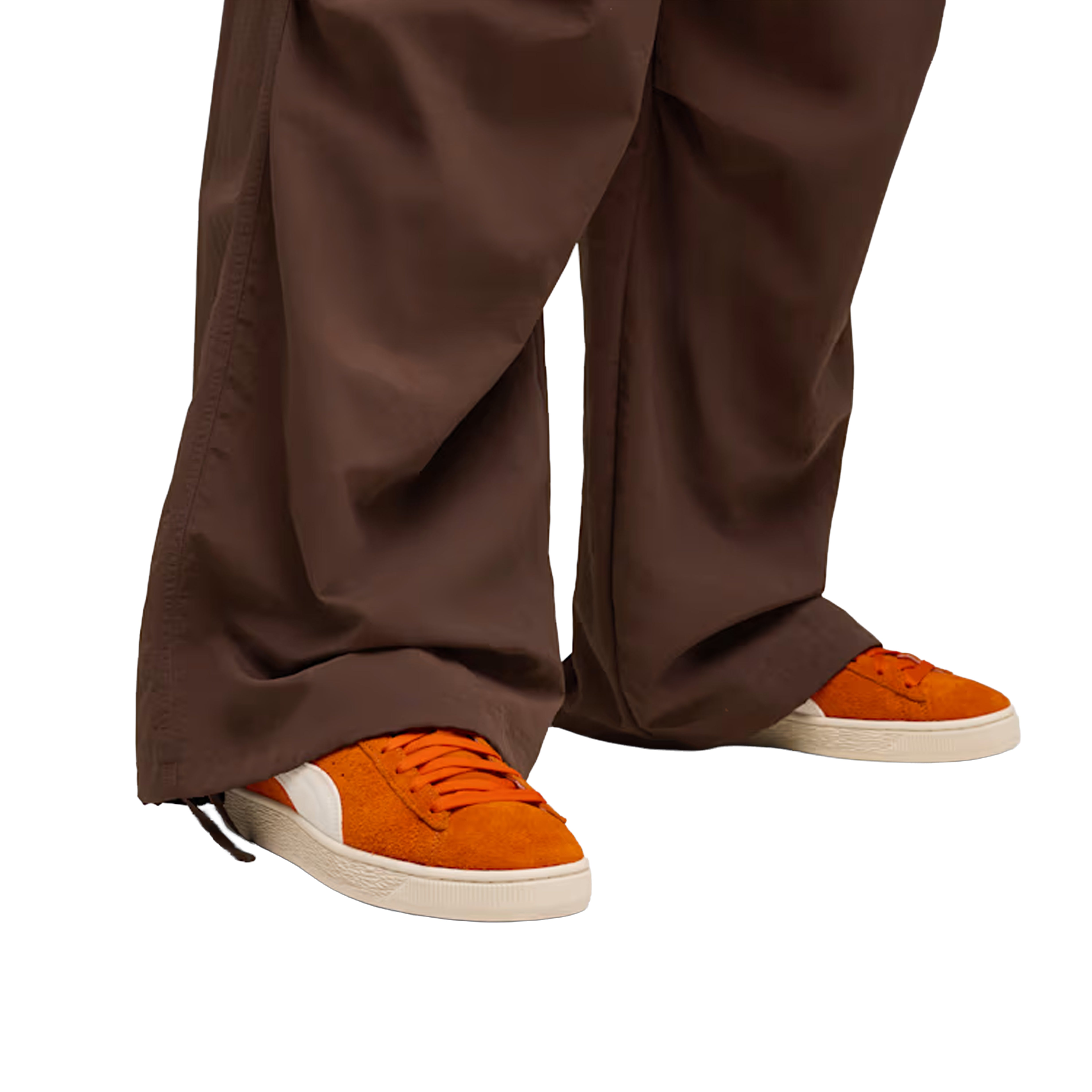 SUEDE CHARLES F STEAD IV ORANGE GLO / WHITE