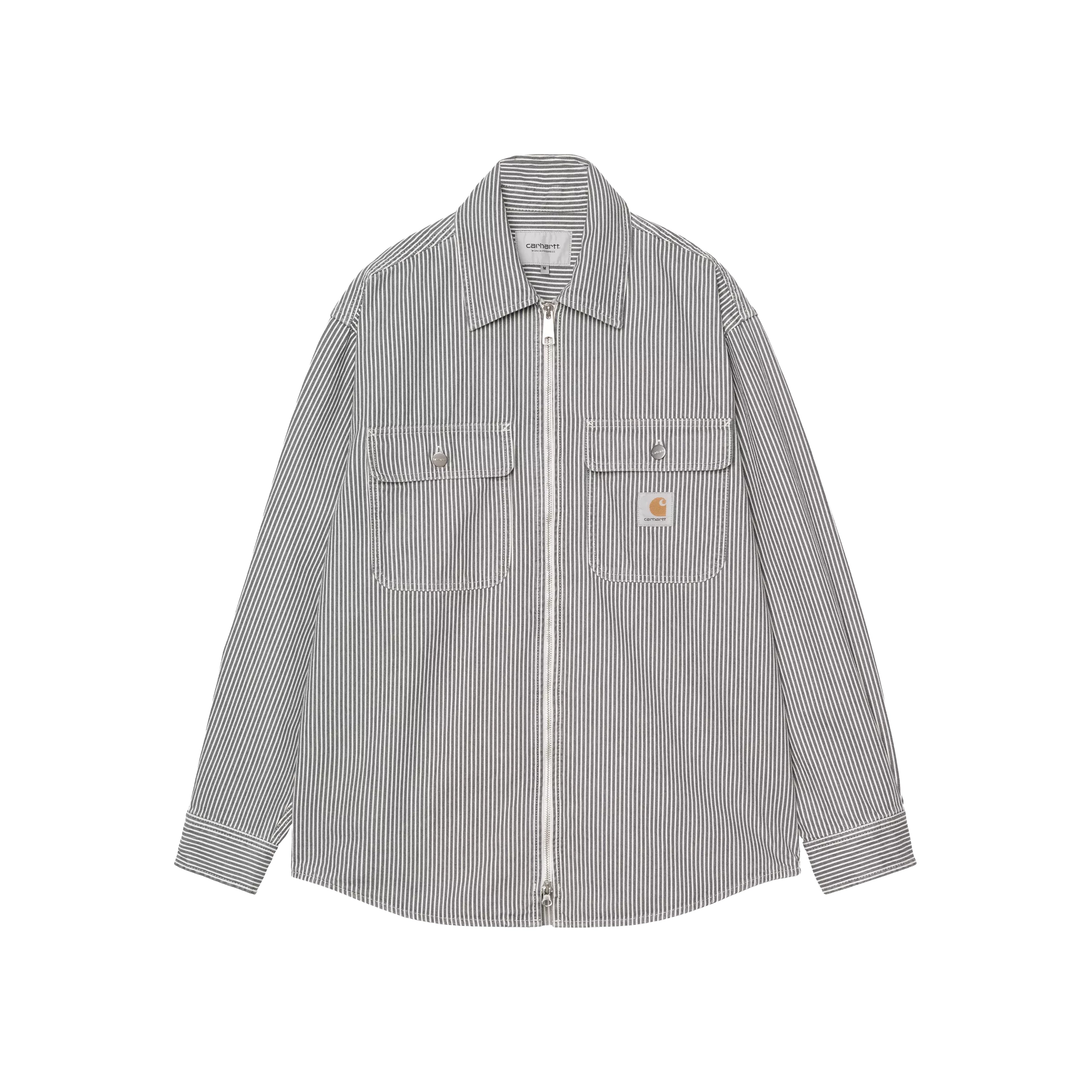 Surchemise Mercer Stripe Graphite Wax Stone Washed Carhartt WIP – Boutique Laced Run La Réunion
