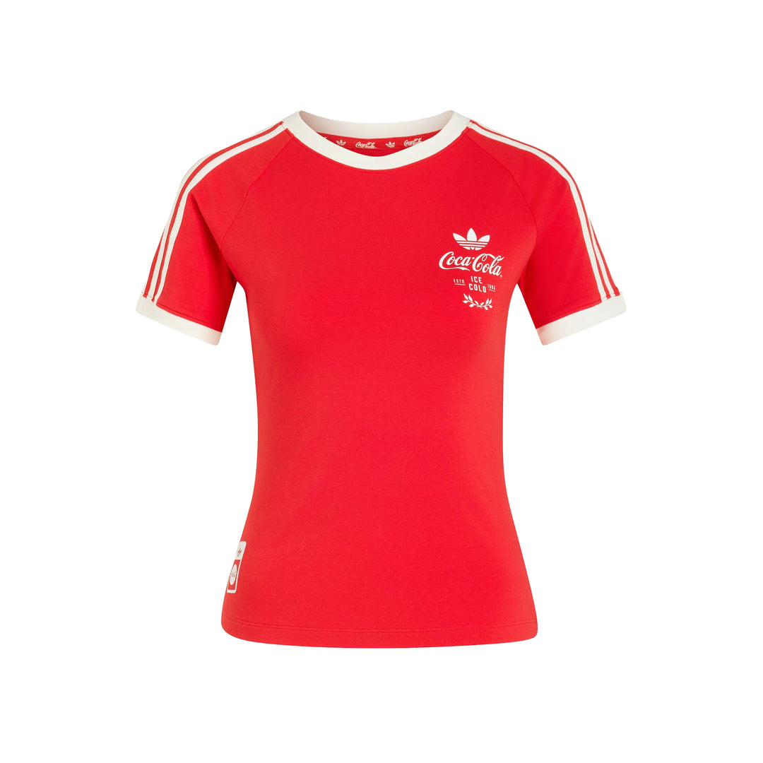 T-SHIRT ADIDAS X COCA-COLA 3 BANDES