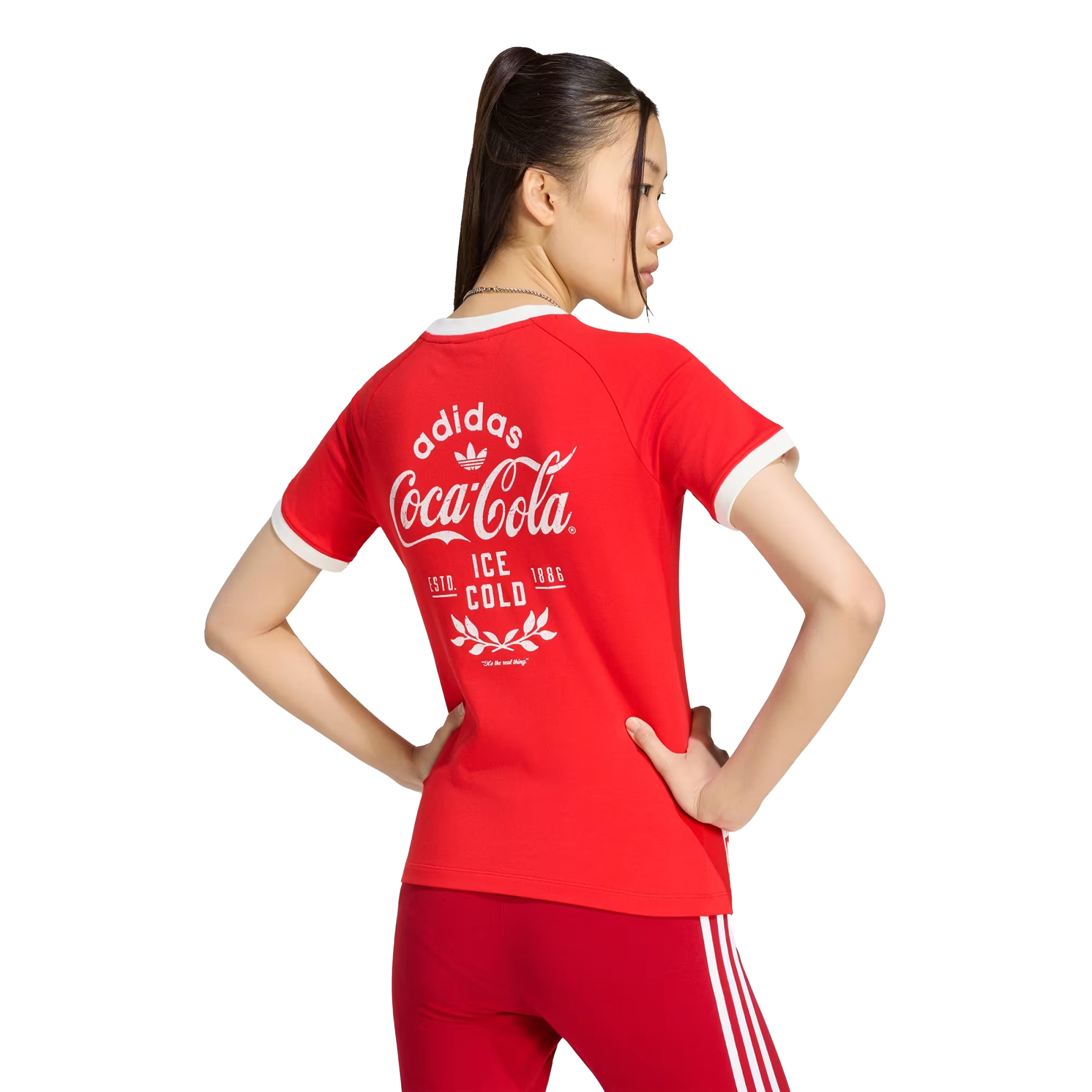 T-SHIRT ADIDAS X COCA-COLA 3 BANDES