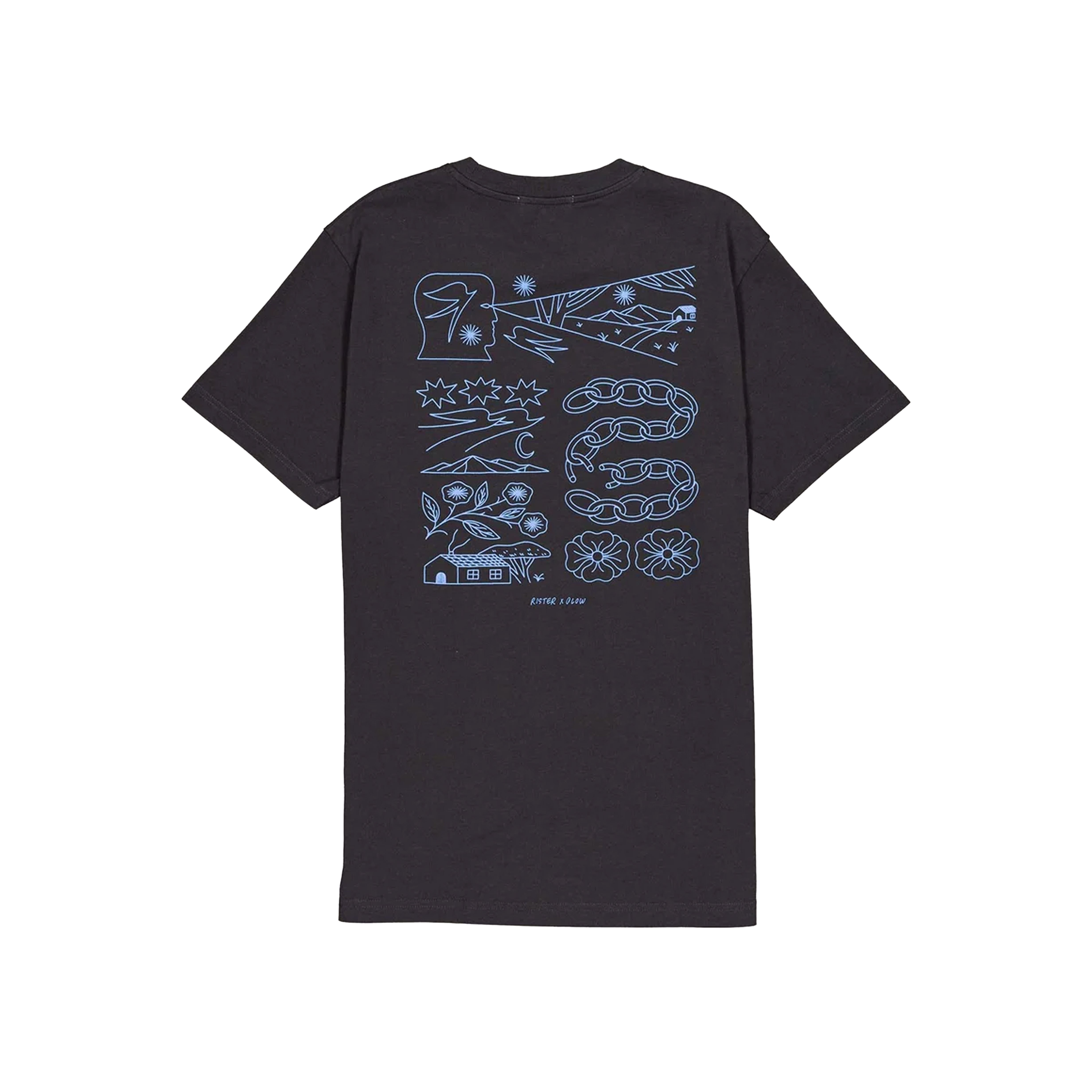 T-SHIRT AWAKE NOIR CARBONE