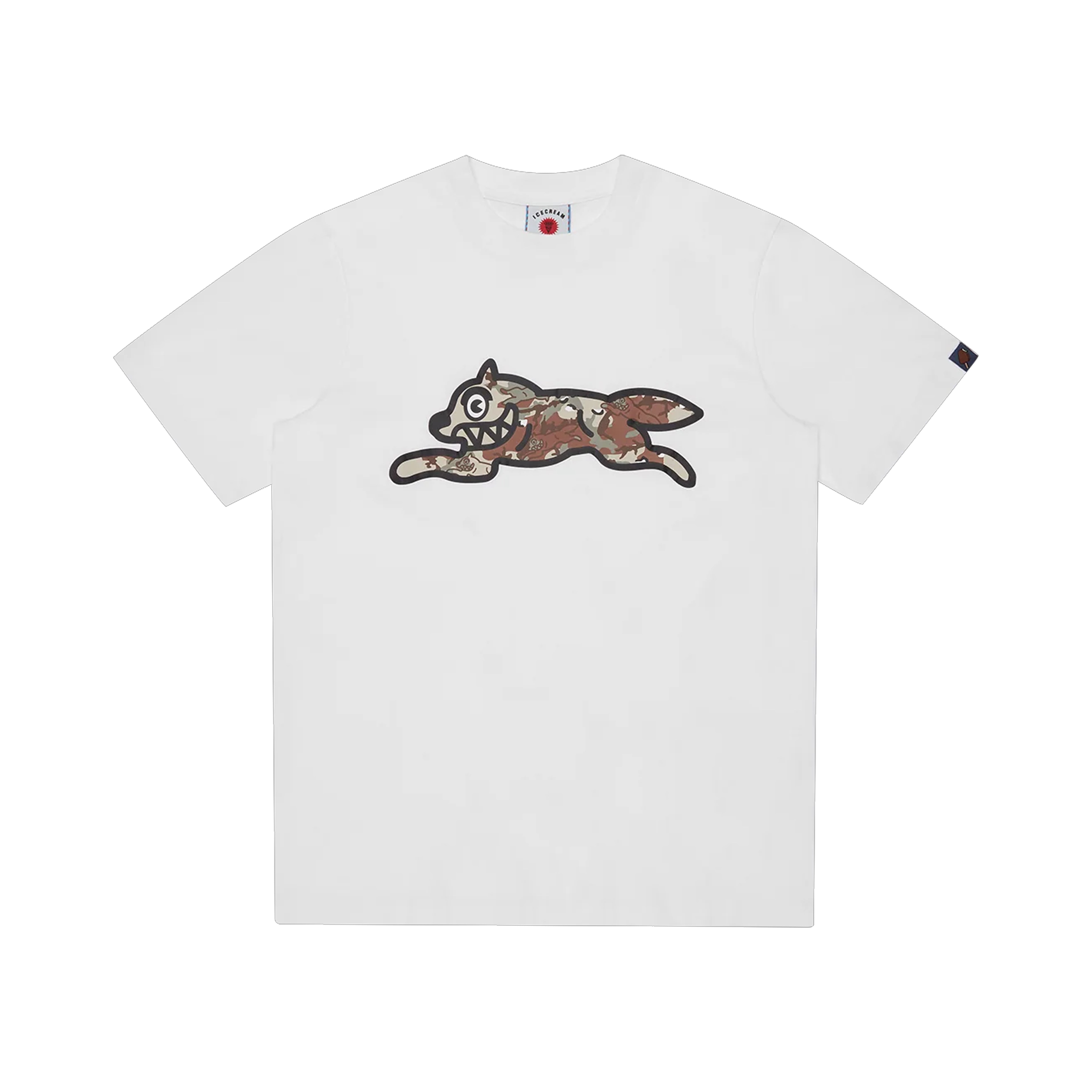 T-SHIRT CHOC CHIP RUNNING DOG WHITE
