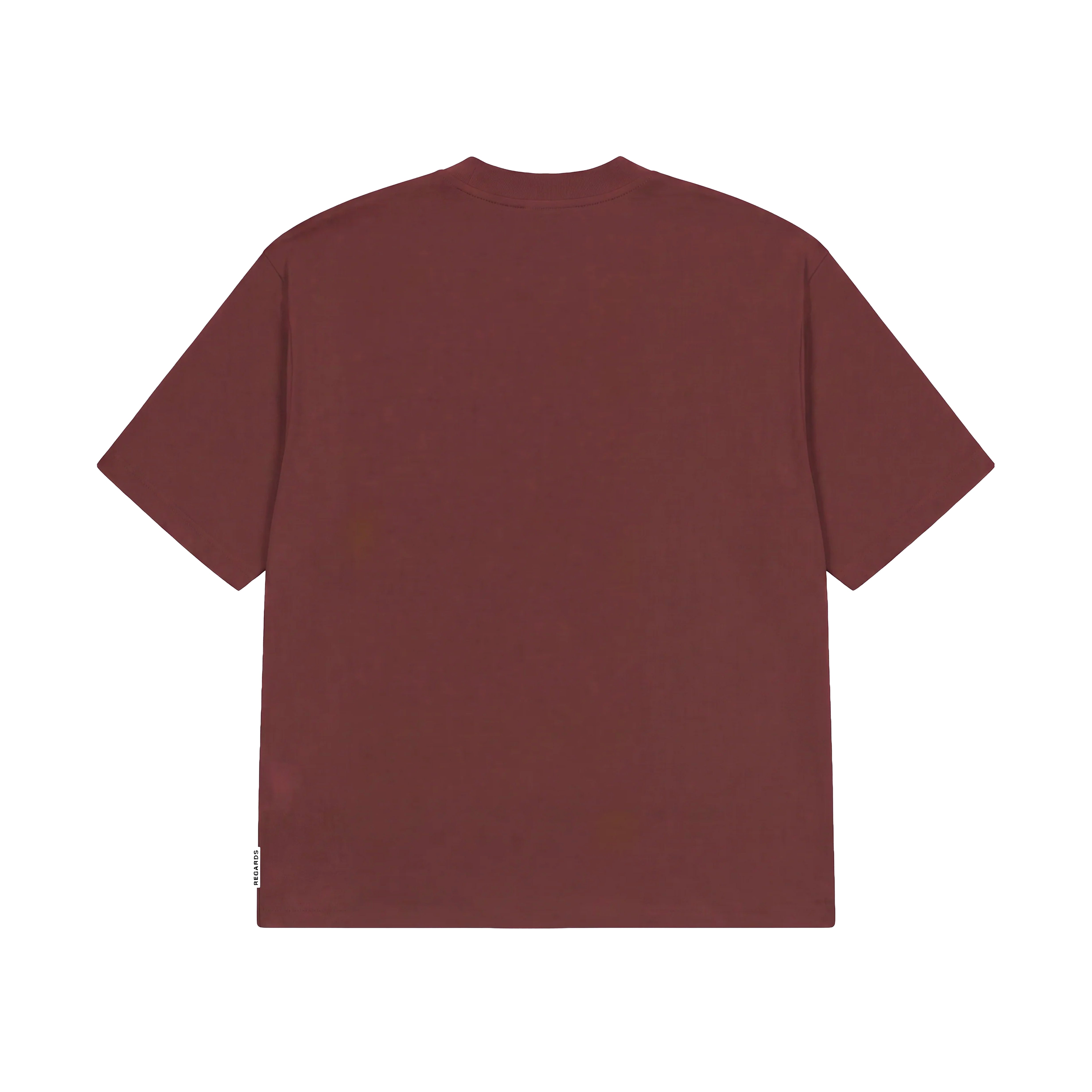 T-SHIRT HEAVY OVERSIZE DARK RUST