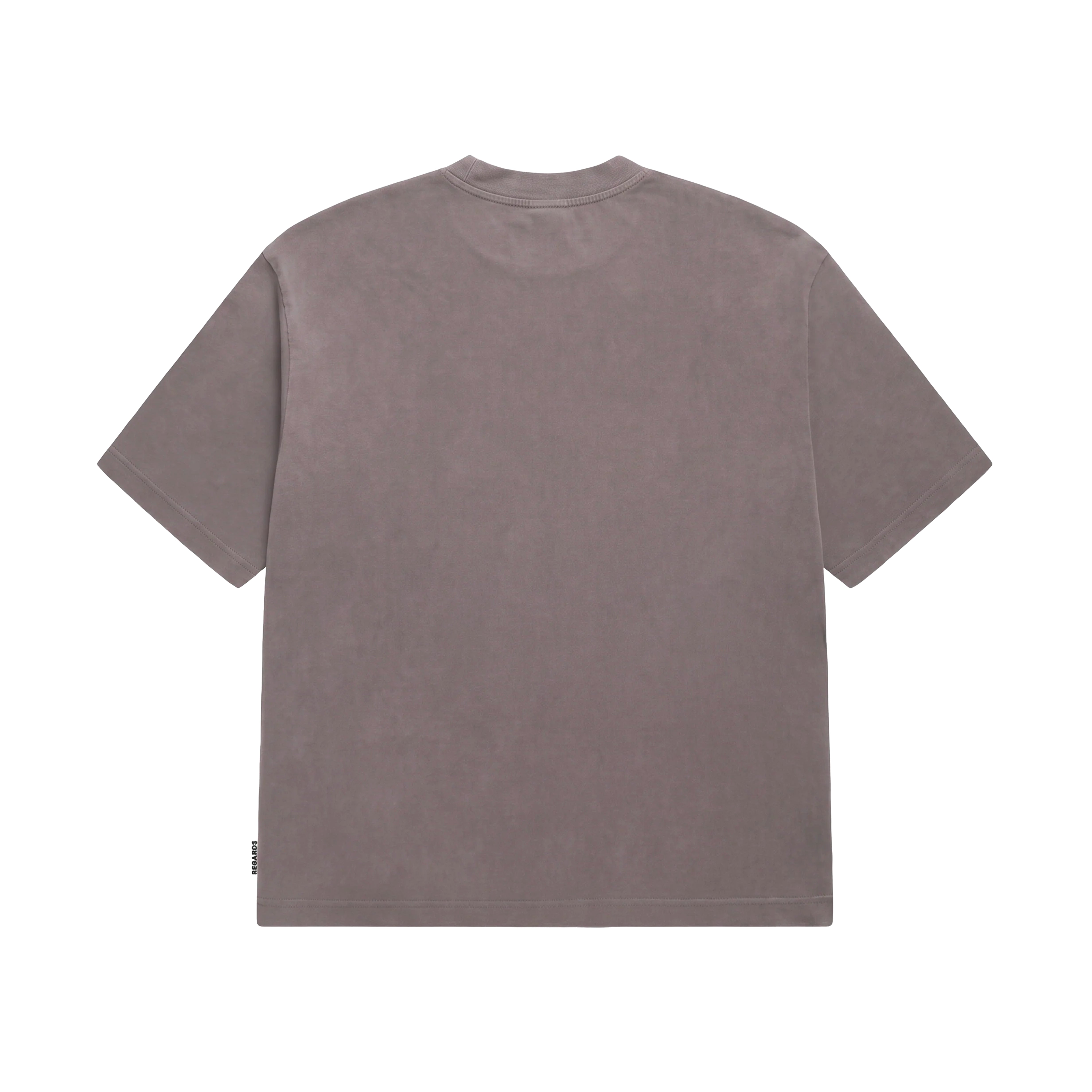 T-SHIRT HEAVY OVERSIZE TAUPE WASHED