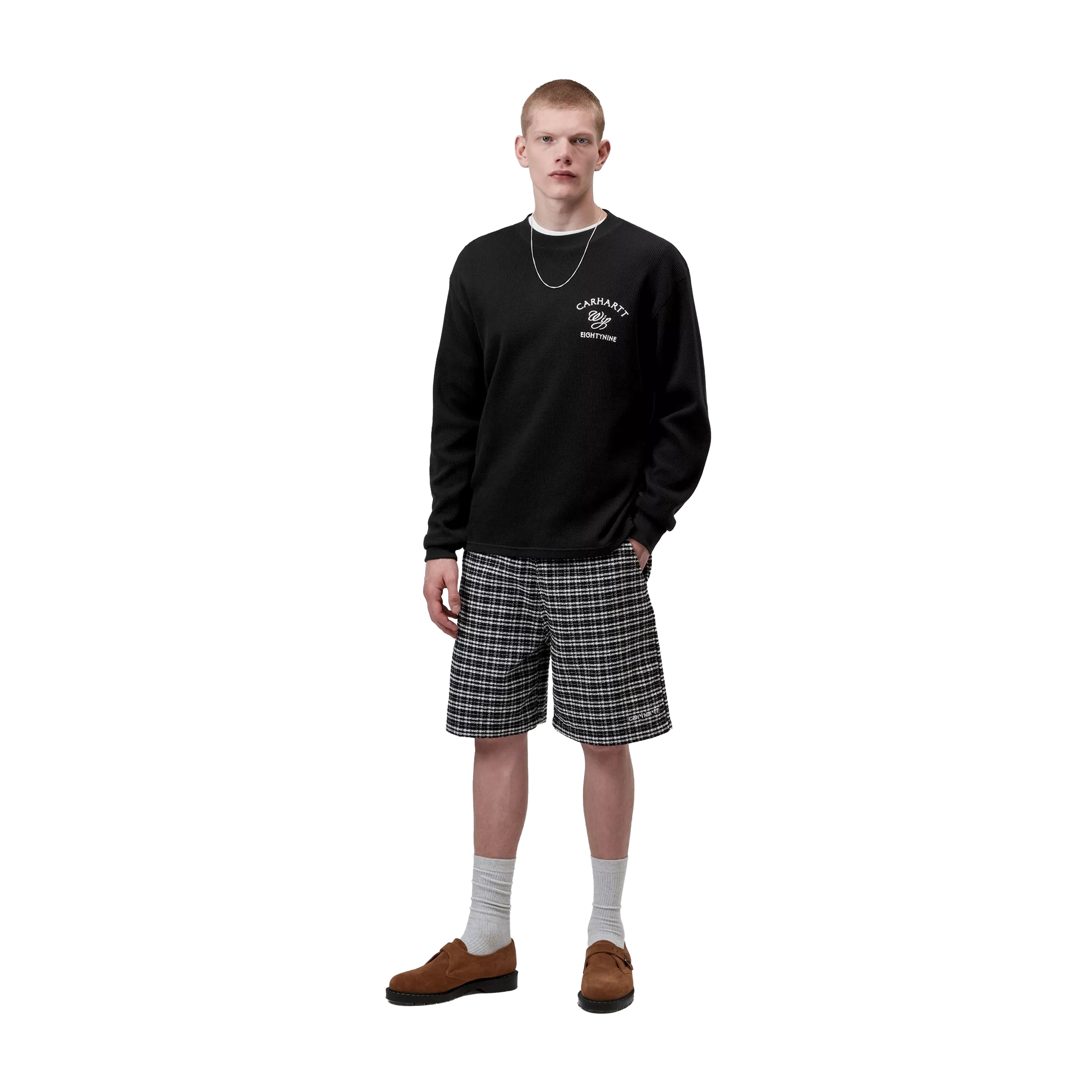 T-shirt manches longues Eightynine Waffle Black White Carhartt WIP – Boutique Laced Run La Réunion
