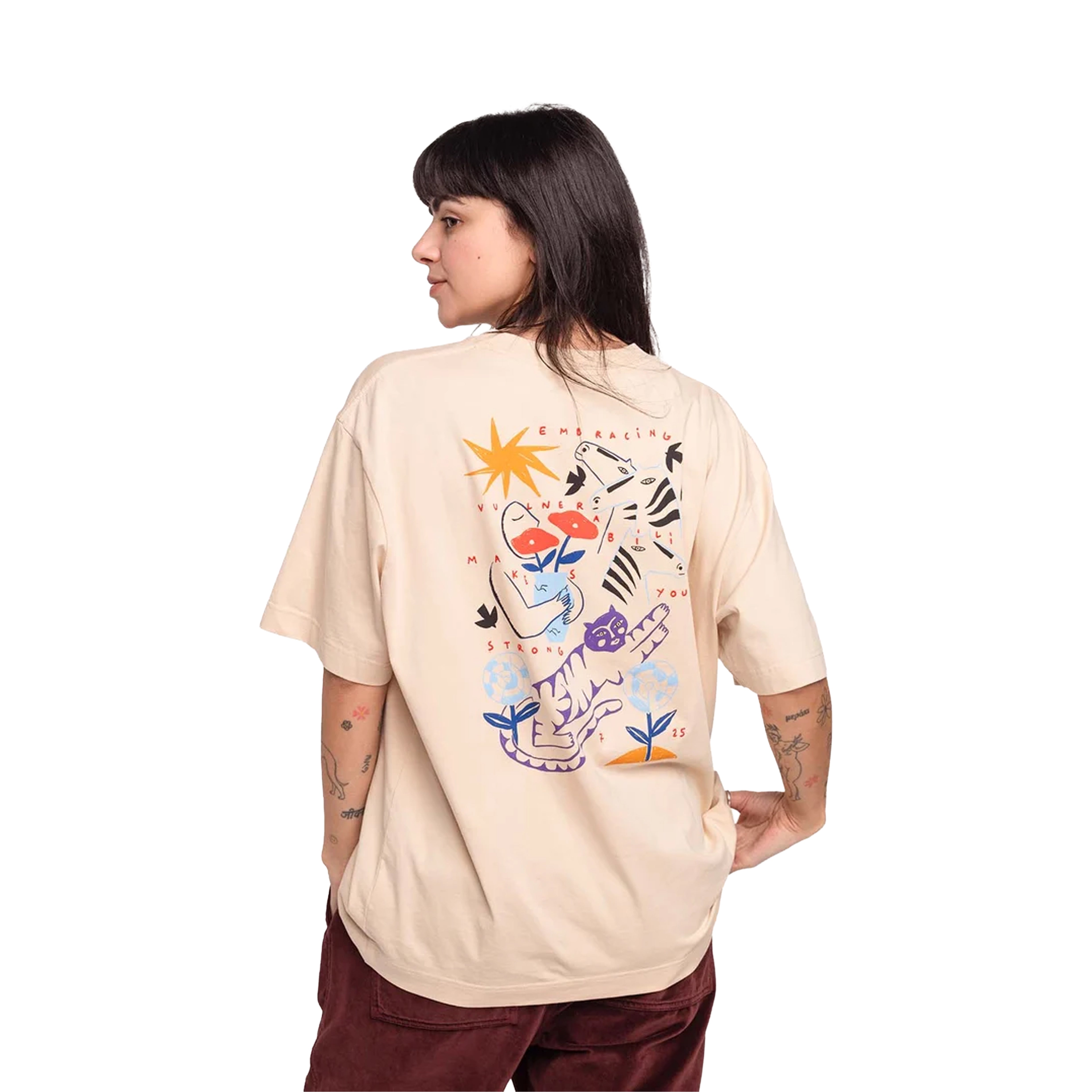 T-SHIRT STRONG CREME