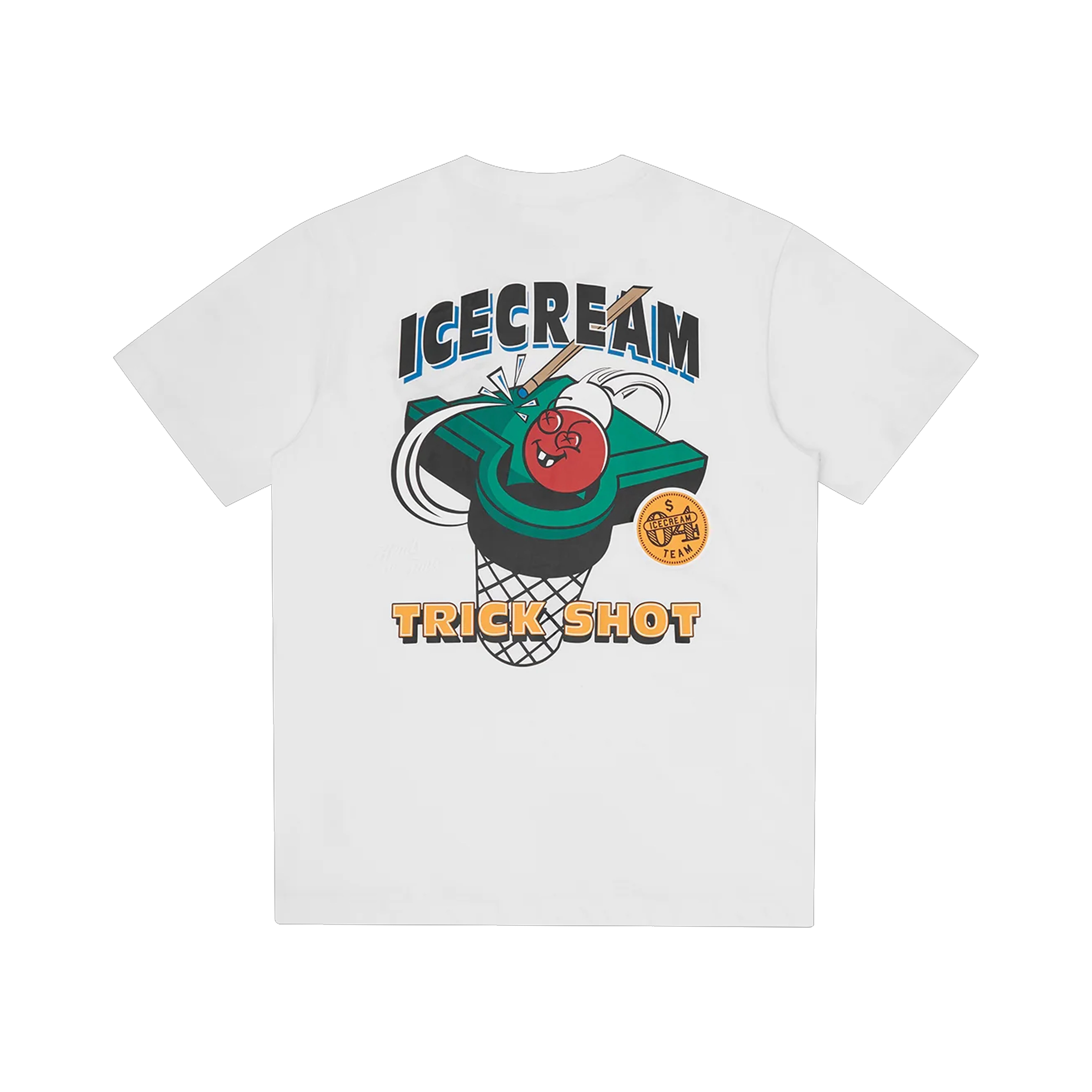 T-shirt Trick Shot White Billionaire Boys Club Ice Cream – Boutique Laced Run La Réunion
