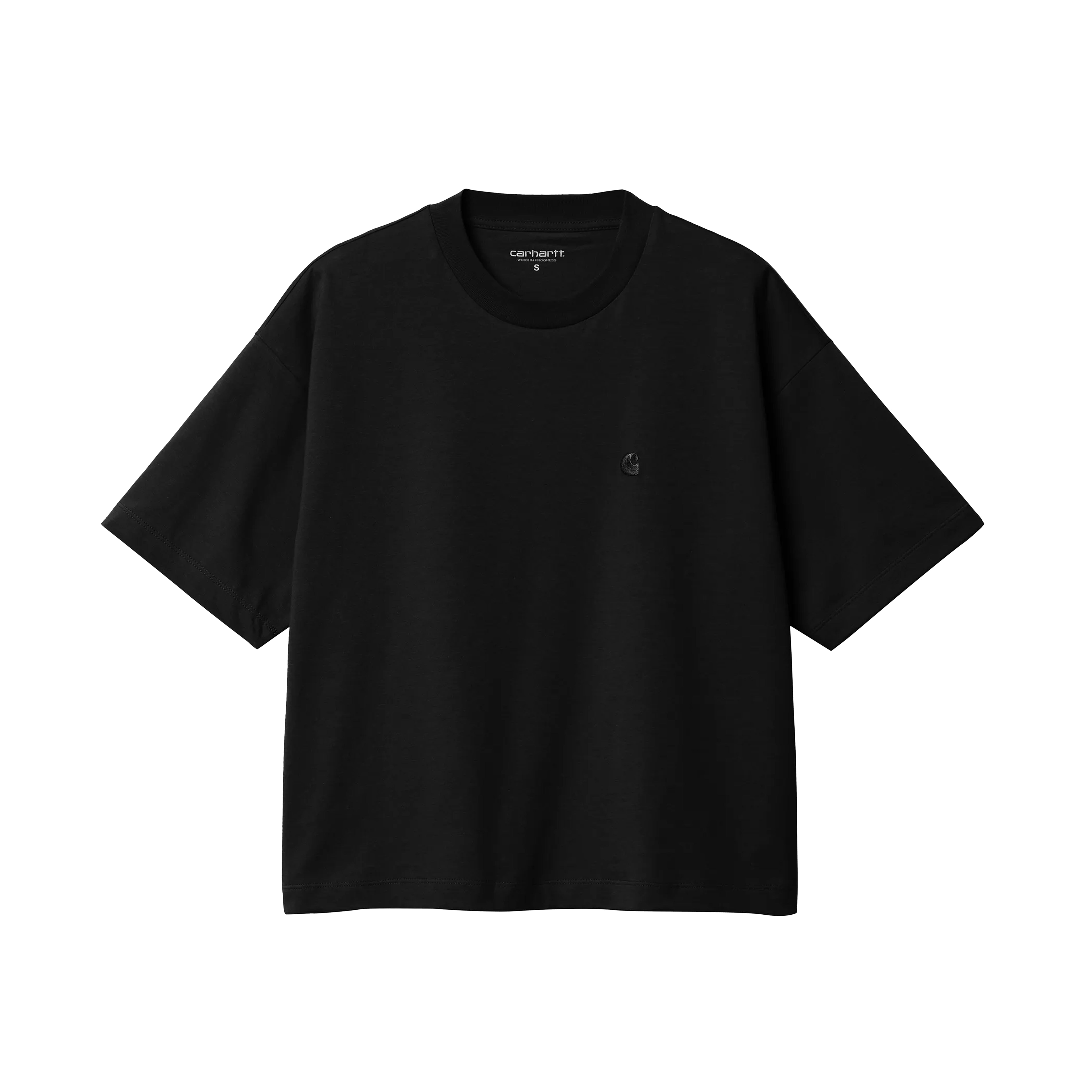 T-SHIRT W' S/S CHESTER BLACK