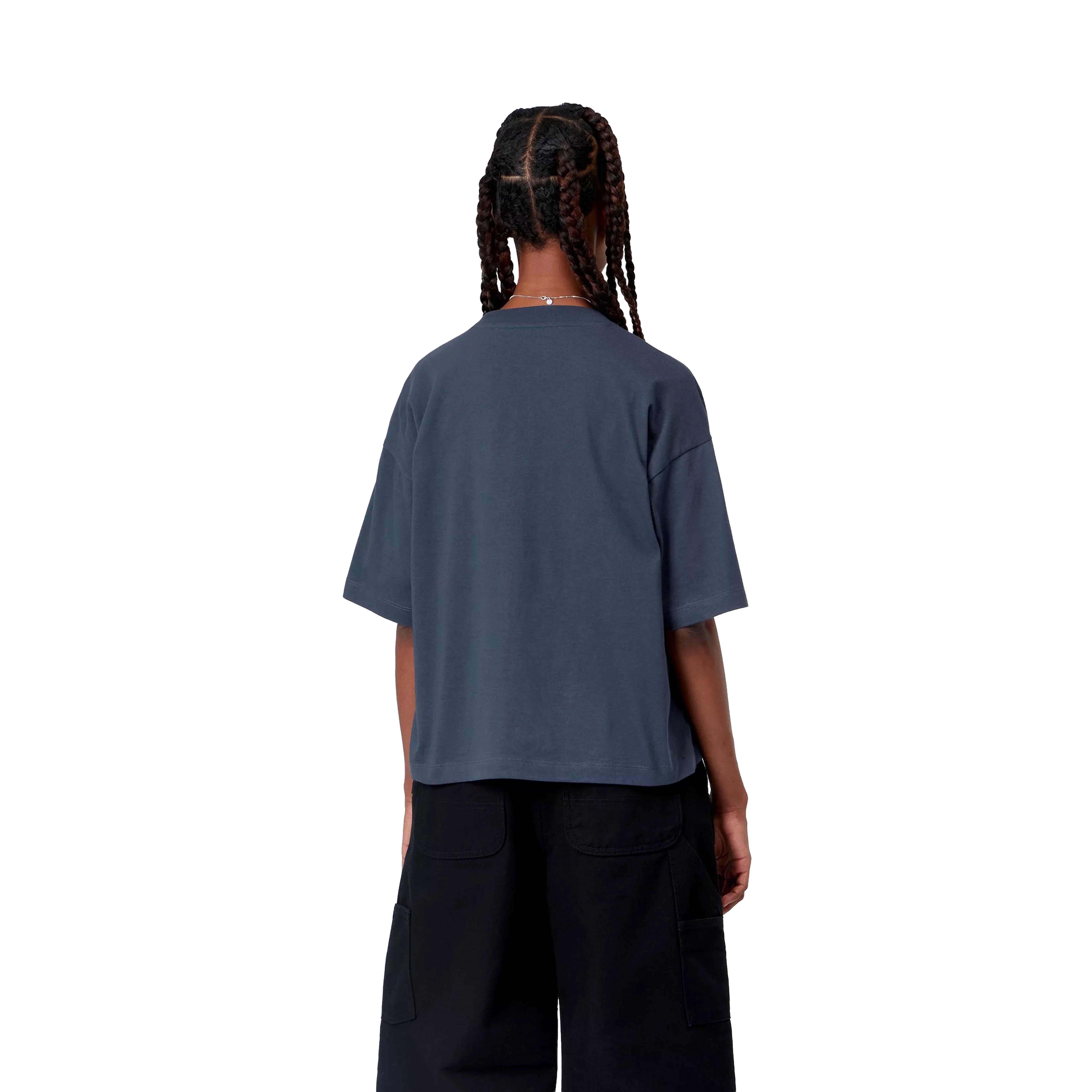 T-SHIRT W' S/S CHESTER BLUE
