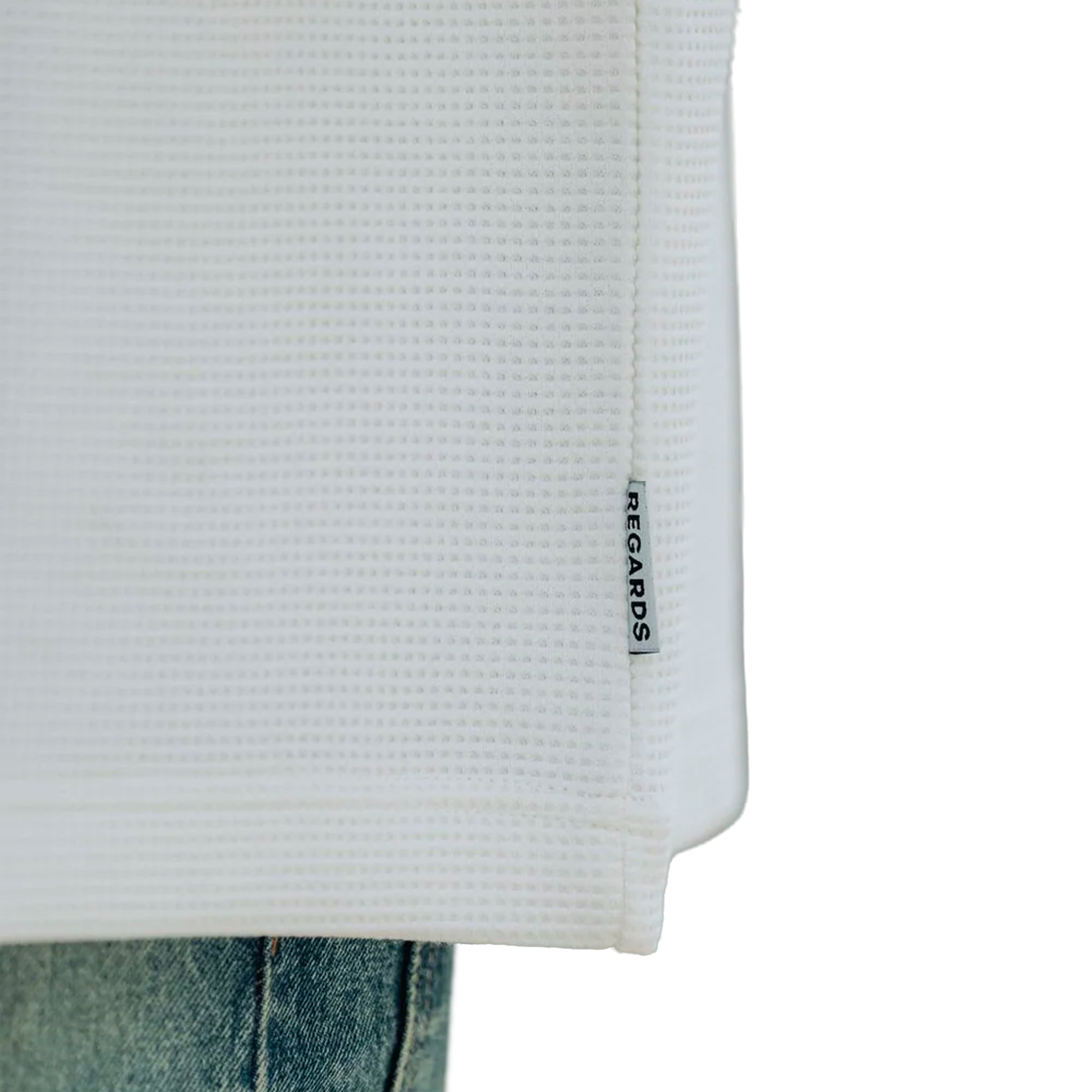 T-SHIRT WAFFLE OVERSIZE SNOW