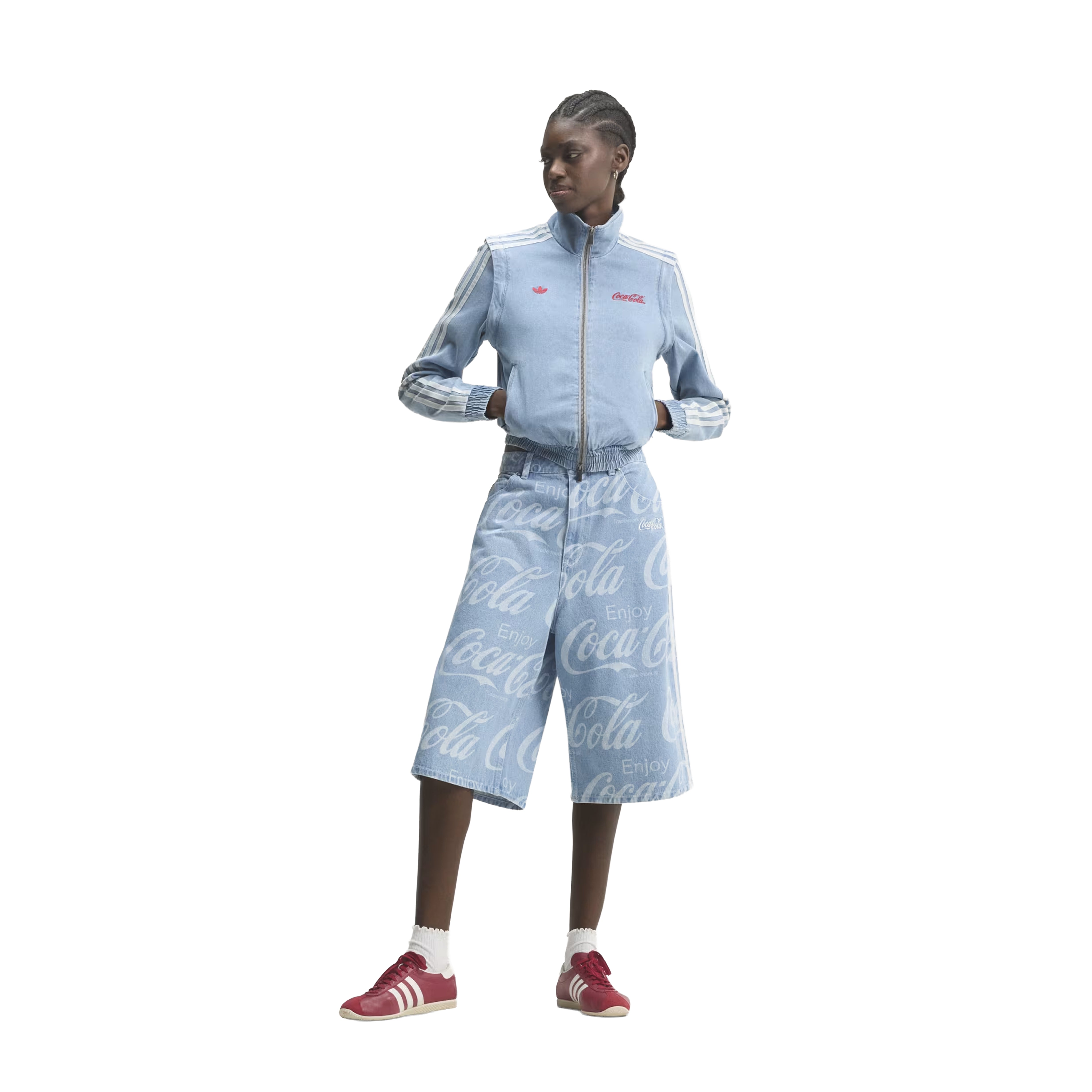 VESTE DE SURVÊTEMENT DENIM ADIDAS X COCA COLA FIREBIRD