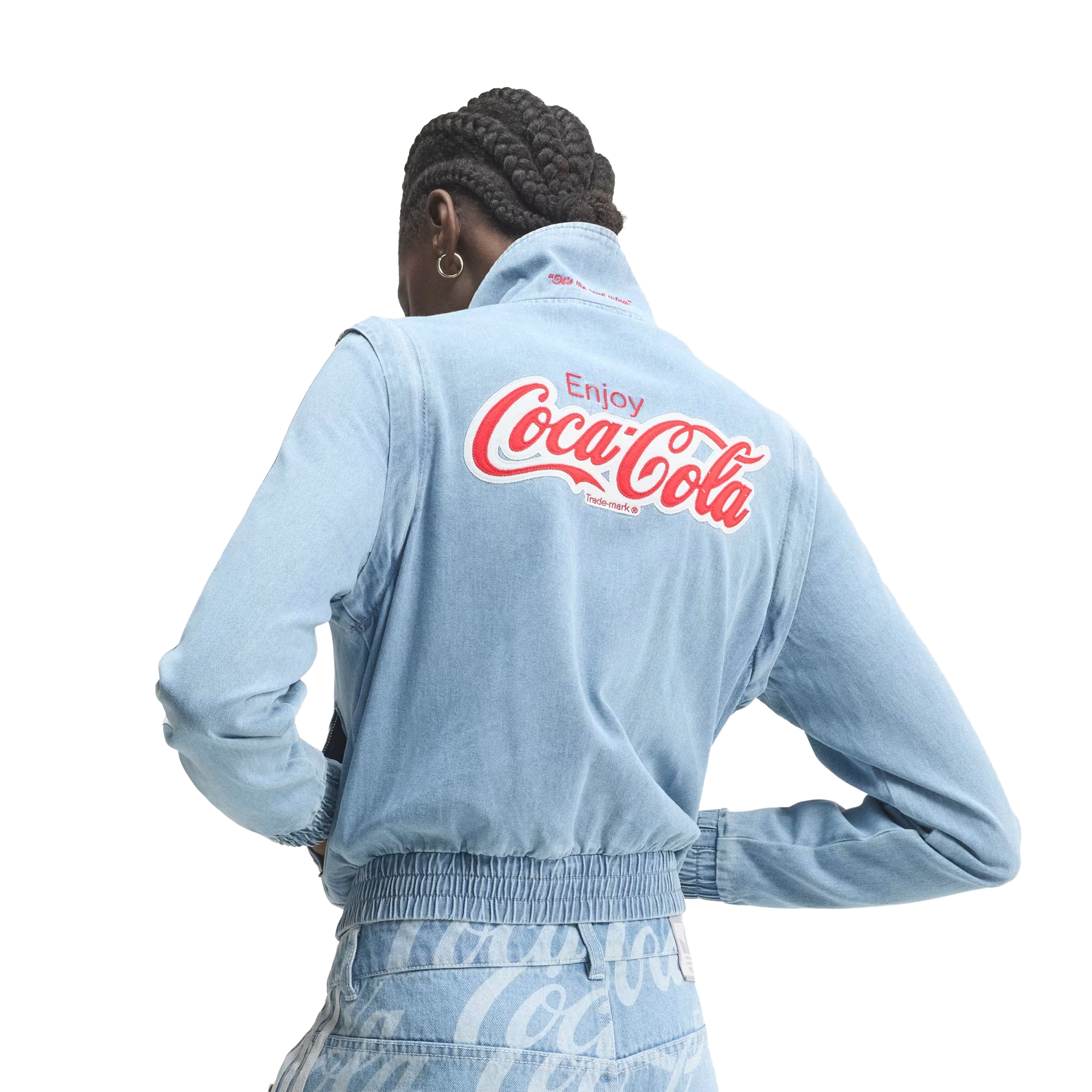 VESTE DE SURVÊTEMENT DENIM ADIDAS X COCA COLA FIREBIRD