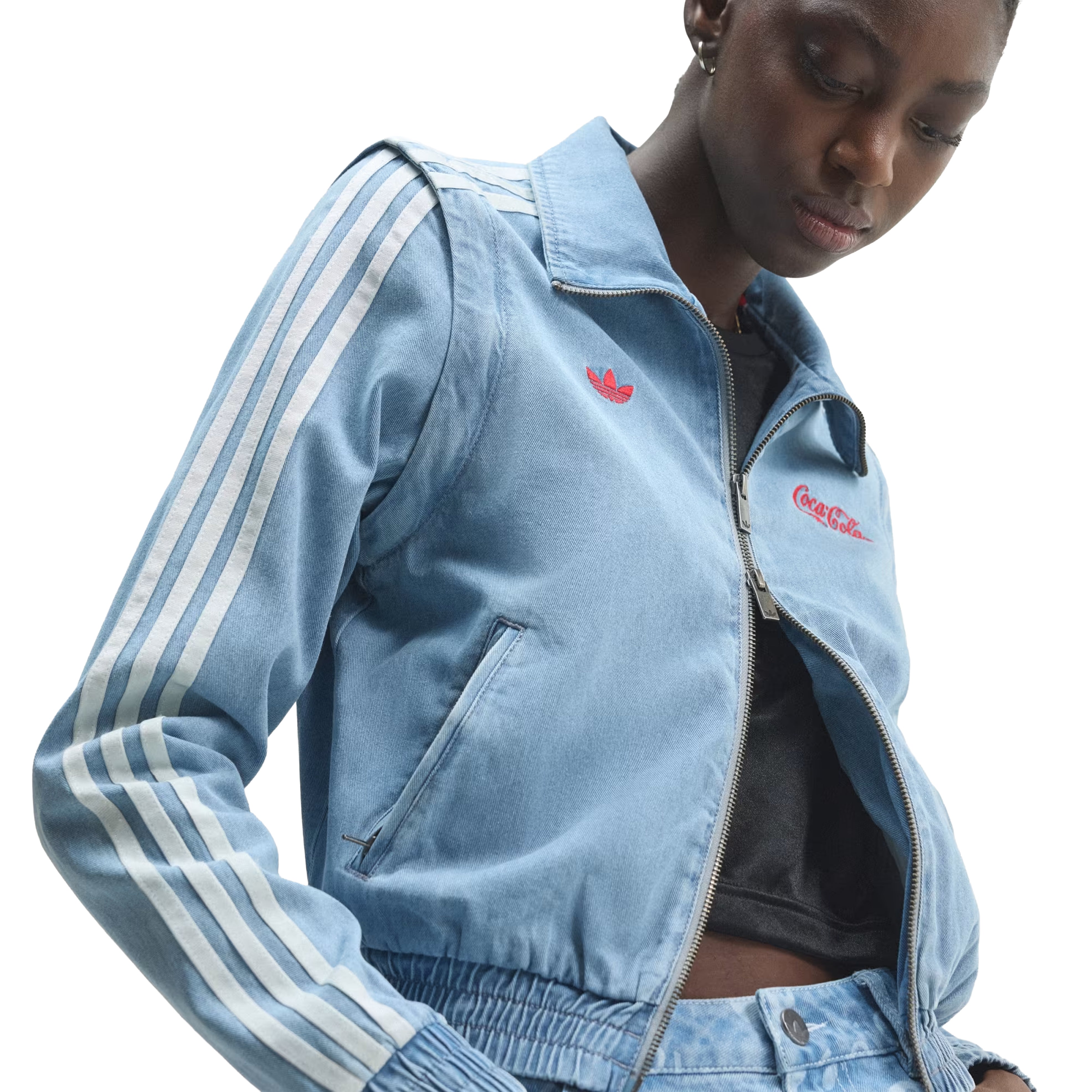 VESTE DE SURVÊTEMENT DENIM ADIDAS X COCA COLA FIREBIRD