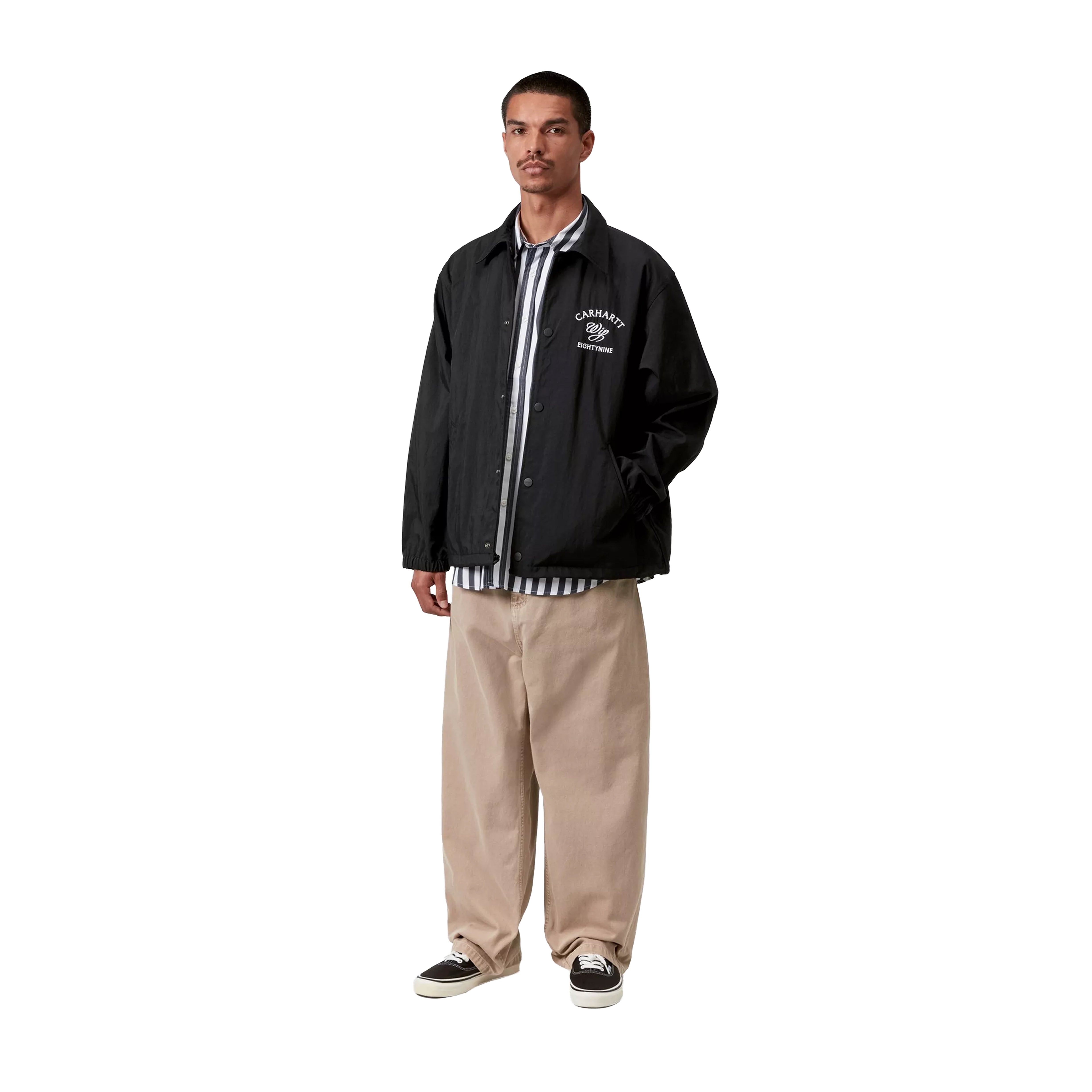 VESTE EIGHTYNINE COACH BLACK/WHITE