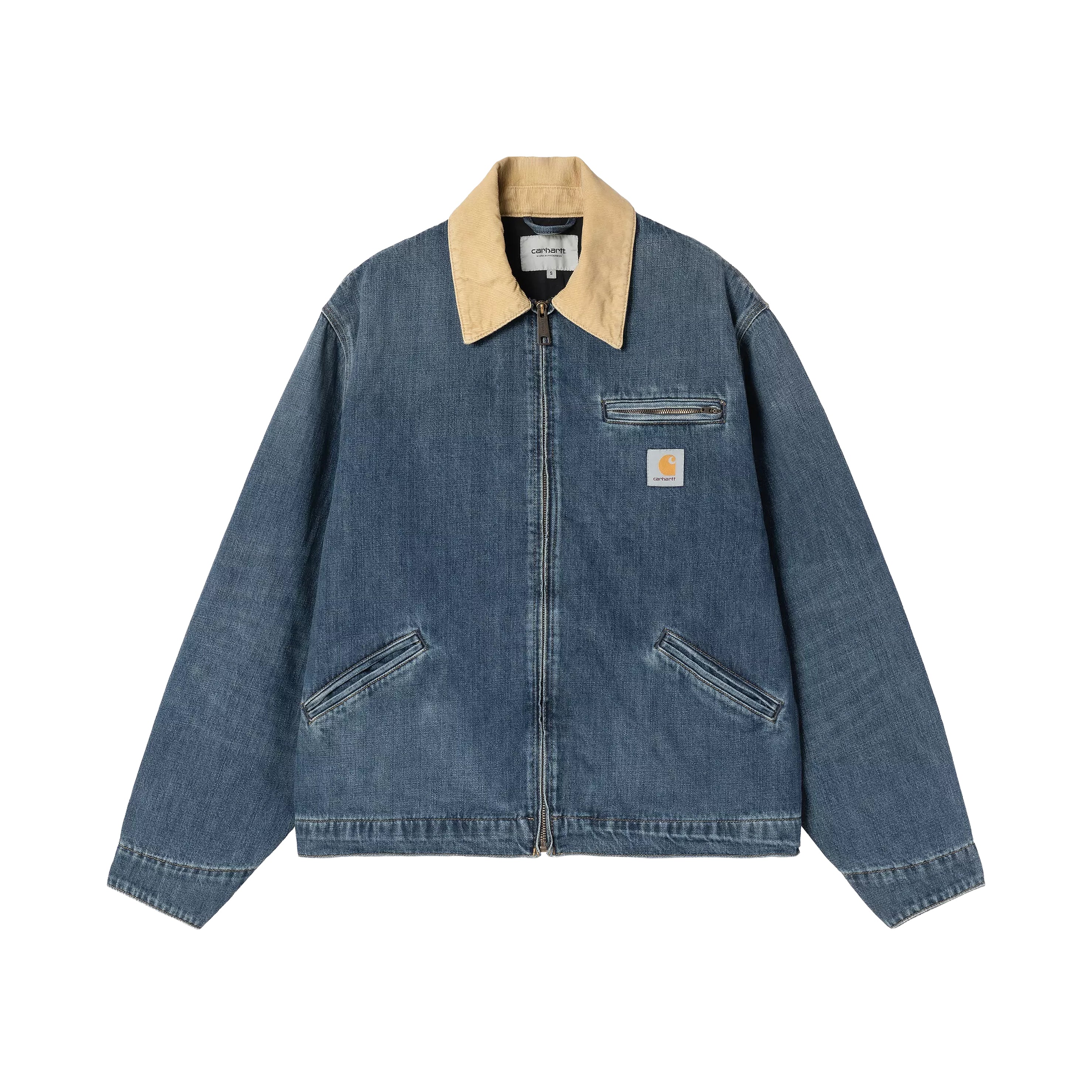 Veste OG Detroit Blue Dusty Brown Dark Used Wash Carhartt WIP – Boutique Laced Run La Réunion
