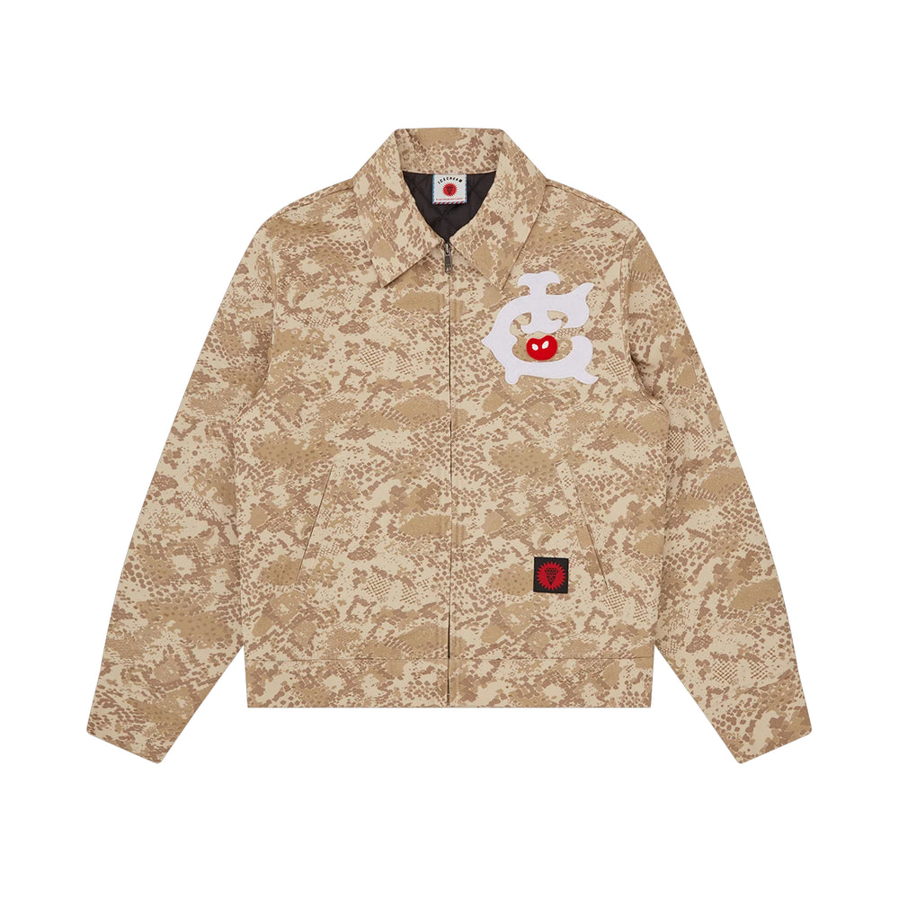 Veste Snakeskin Quilted Work Light Brown Billionaire Boys Club Ice Cream – Boutique Laced Run La Réunion