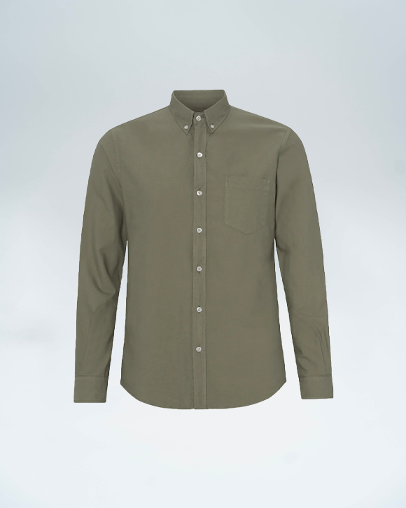 COLORFUL STANDARD DUSTY OLIVE SHIRT